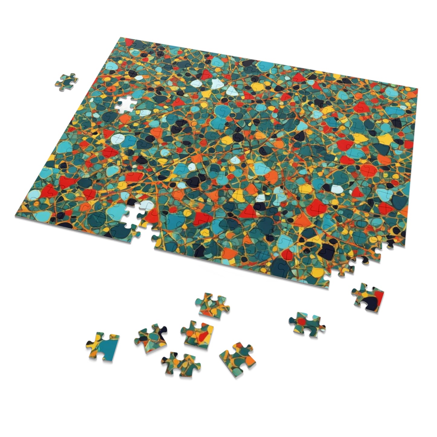 Jigsaw Puzzle with Tin