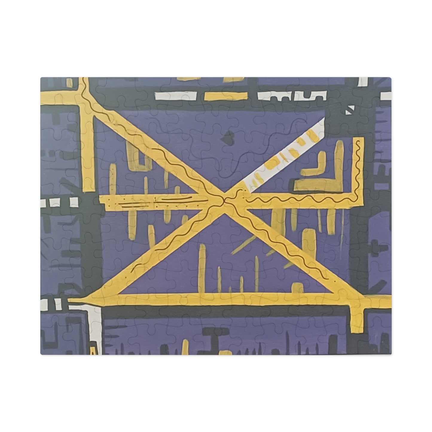 Purple Heart Jigsaw Puzzle with Tin.