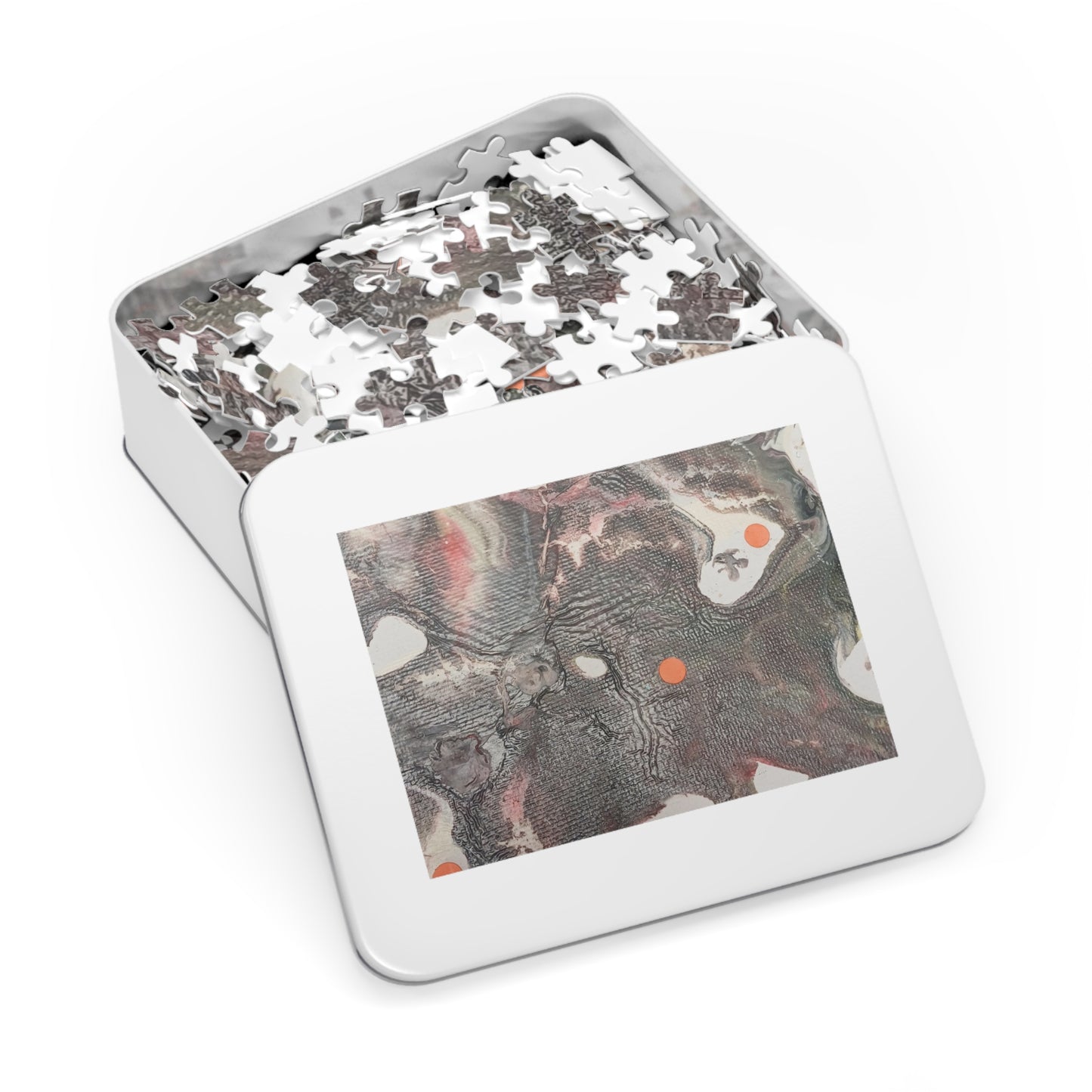 AUTUMN  ABSTRACT Jigsaw Puzzle with Tin  6 variants upto 2000 pieces