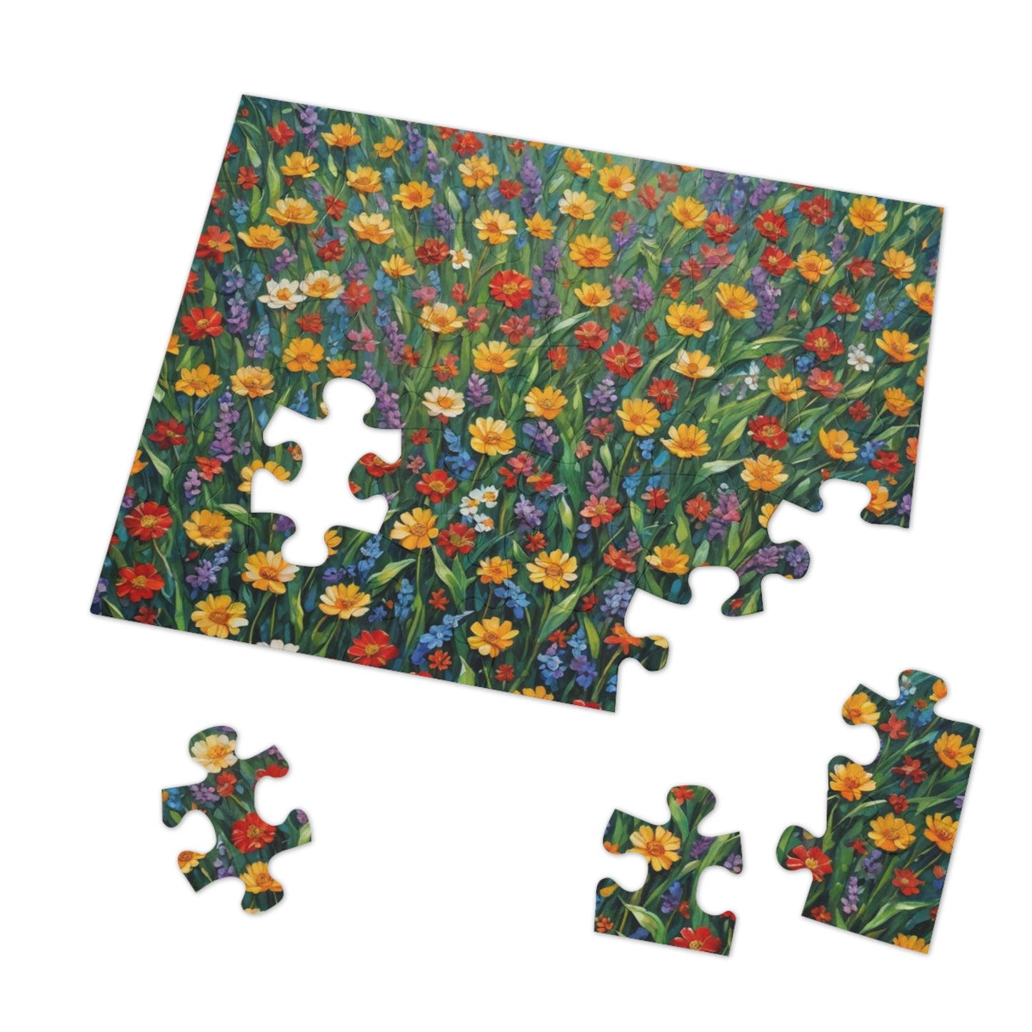 In Bloom Jigsaw Puzzle with Tin.