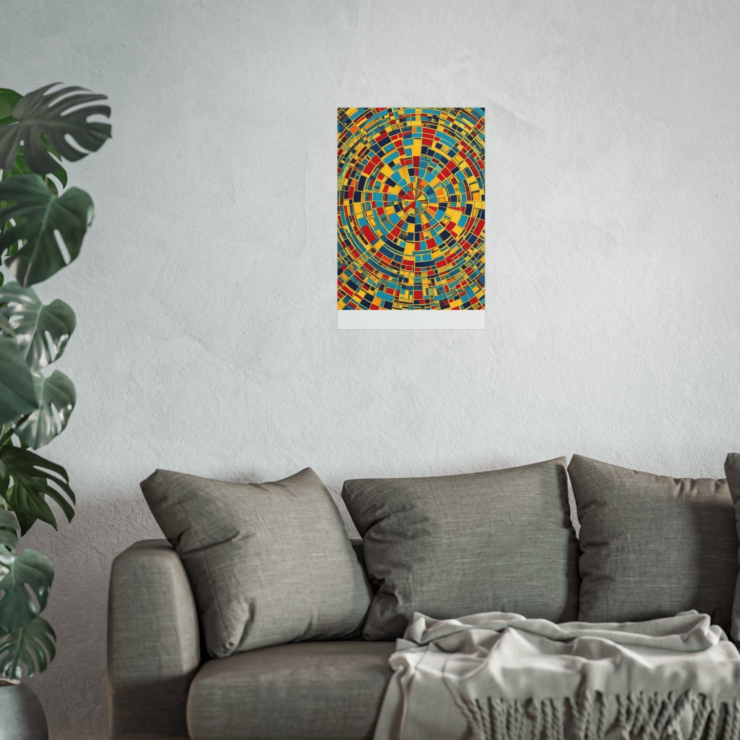 Colorful Abstract Giclée Postert various sizes.