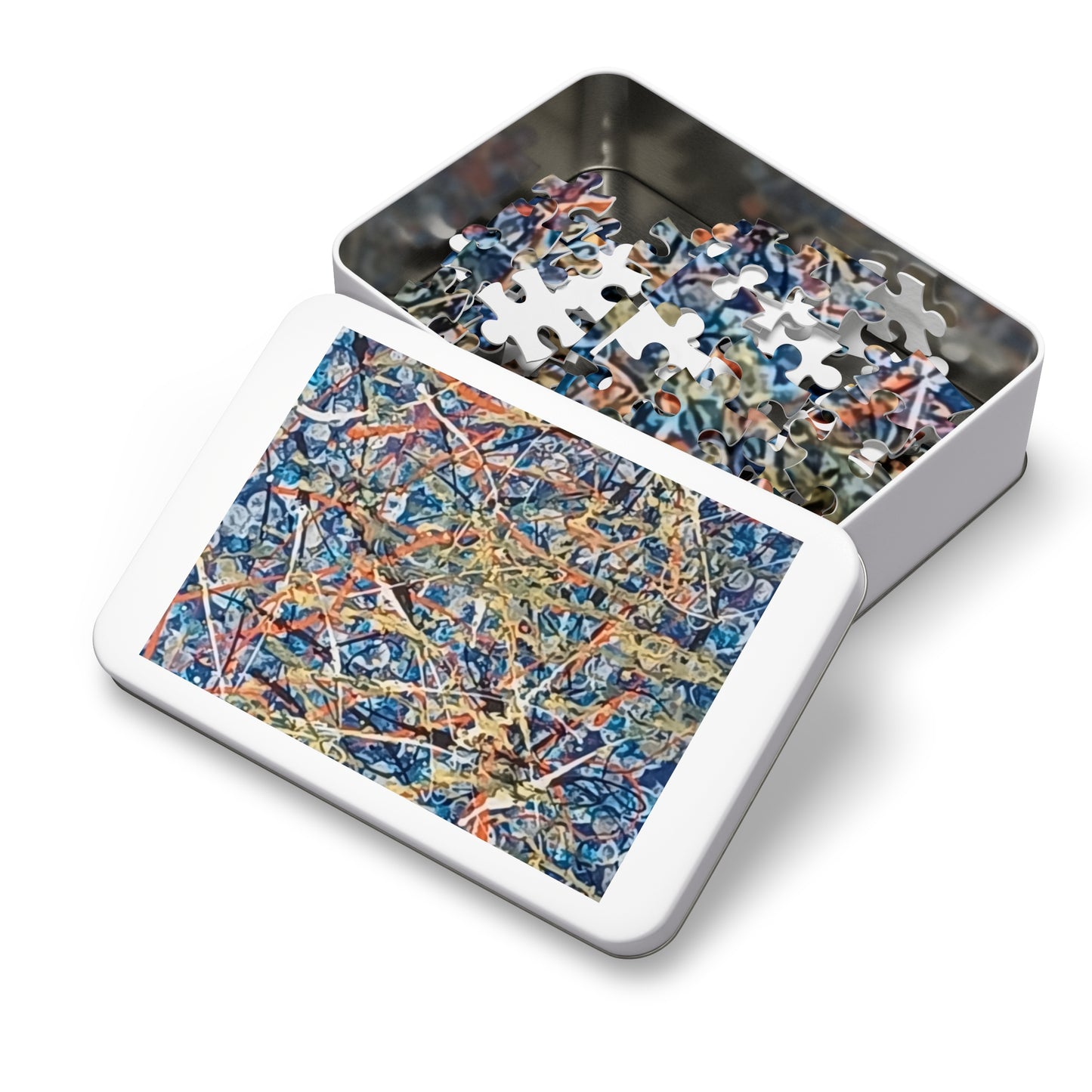 Blue Blitz Abstract Art Jigsaw Puzzle 30 - 2000 pieces