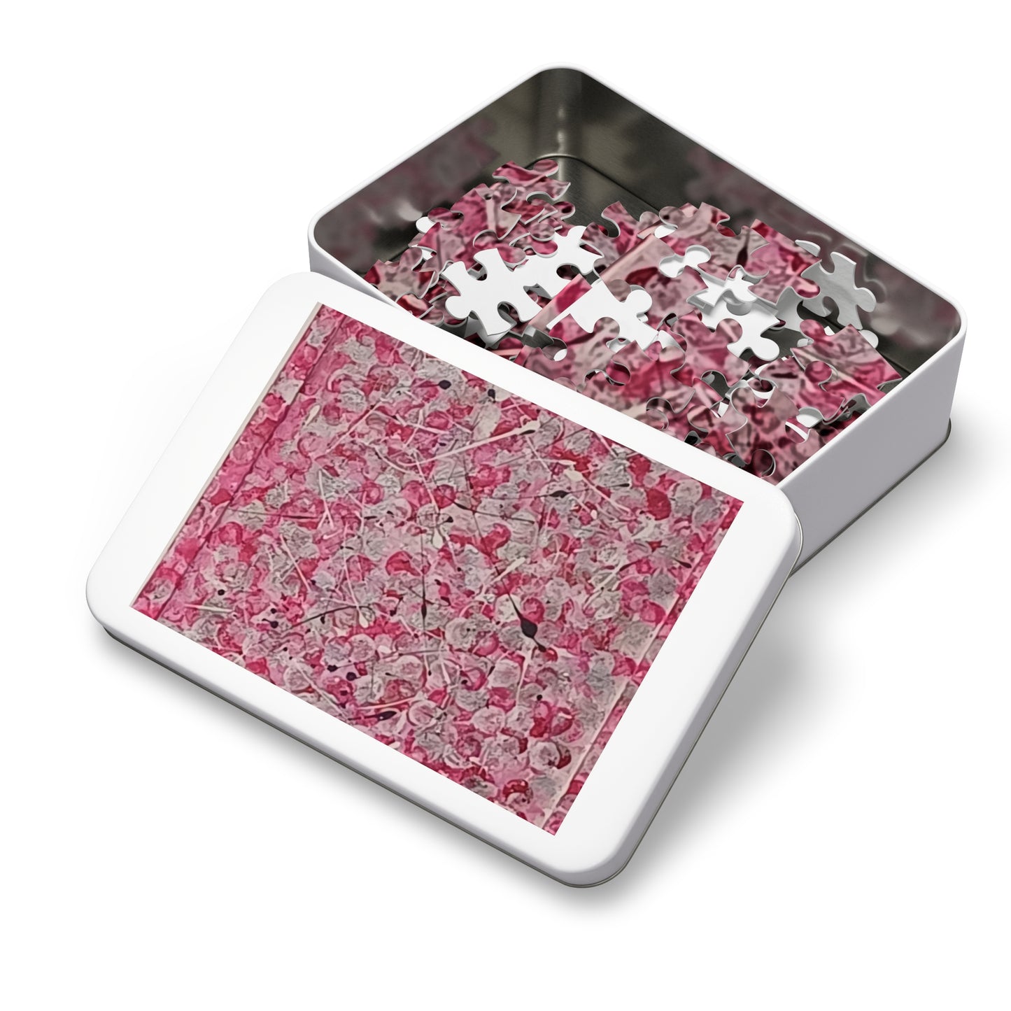 Pink Blitz Colorful Puzzle with Tin - 30 - 2000 pieces