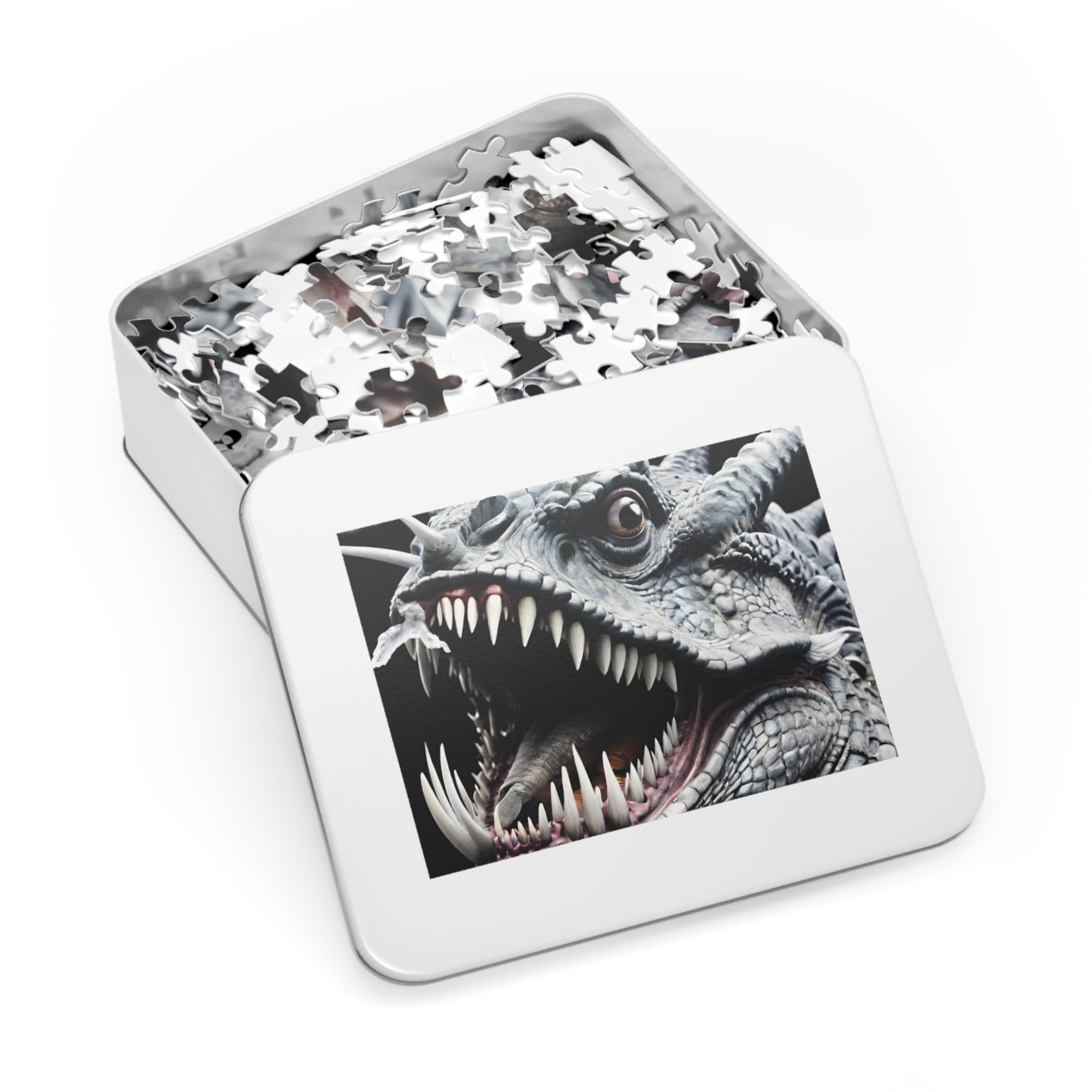 Smiling Dragon Jigsaw Puzzle with Tin 30-2000 pieces.