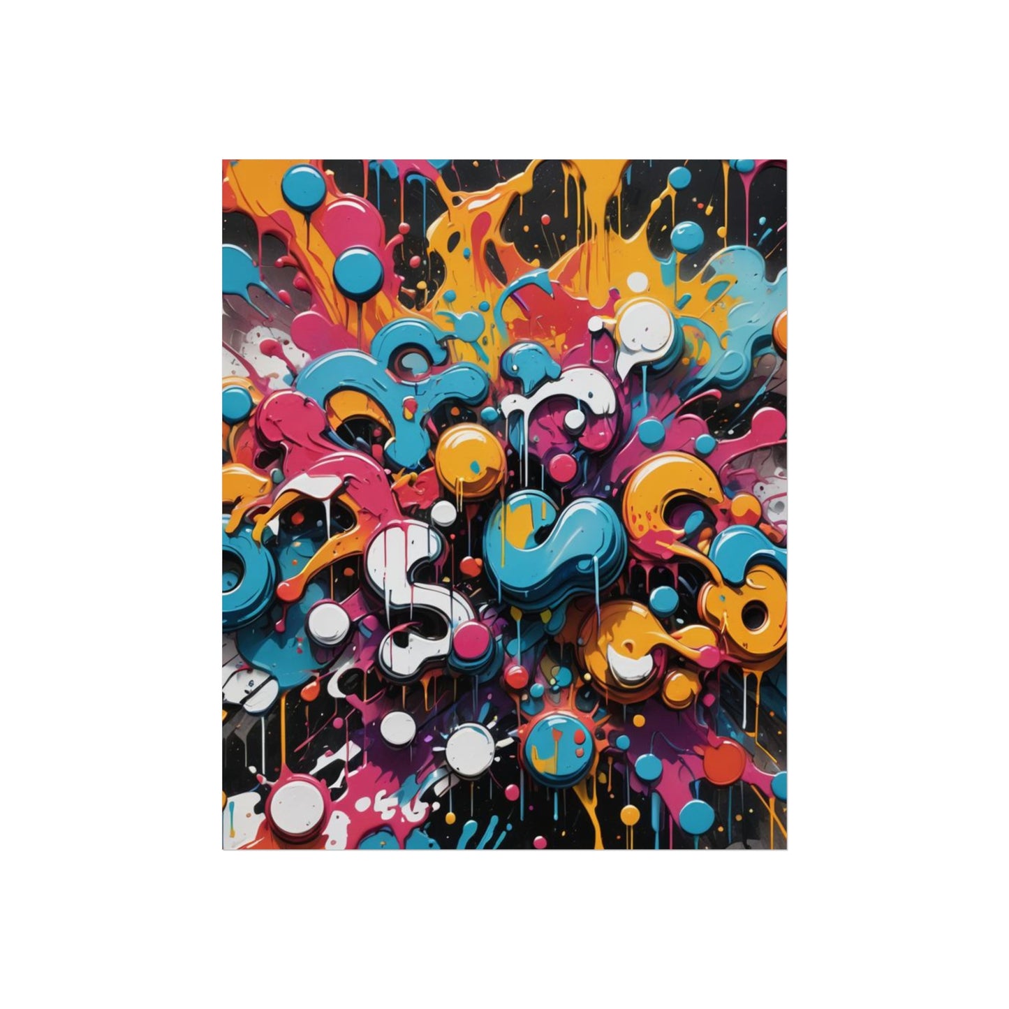 Street  Abstract Glicée Poster various sizes.