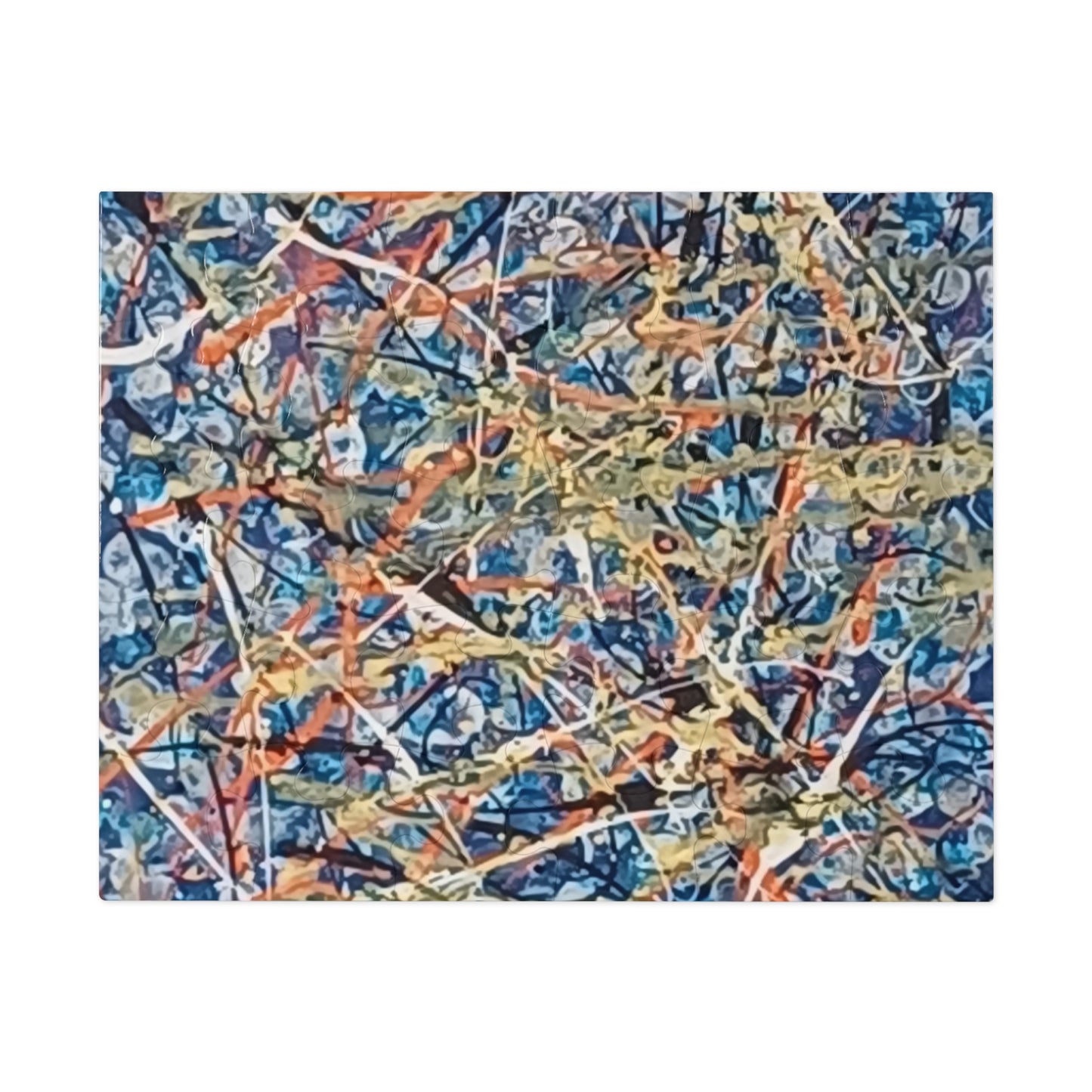 Blue Blitz Abstract Art Jigsaw Puzzle 30 - 2000 pieces