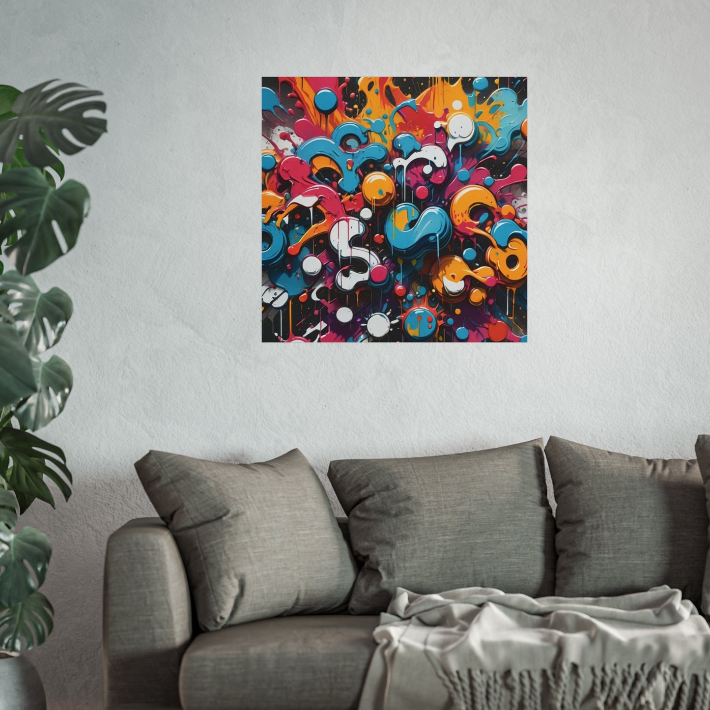 Street  Abstract Glicée Poster various sizes.