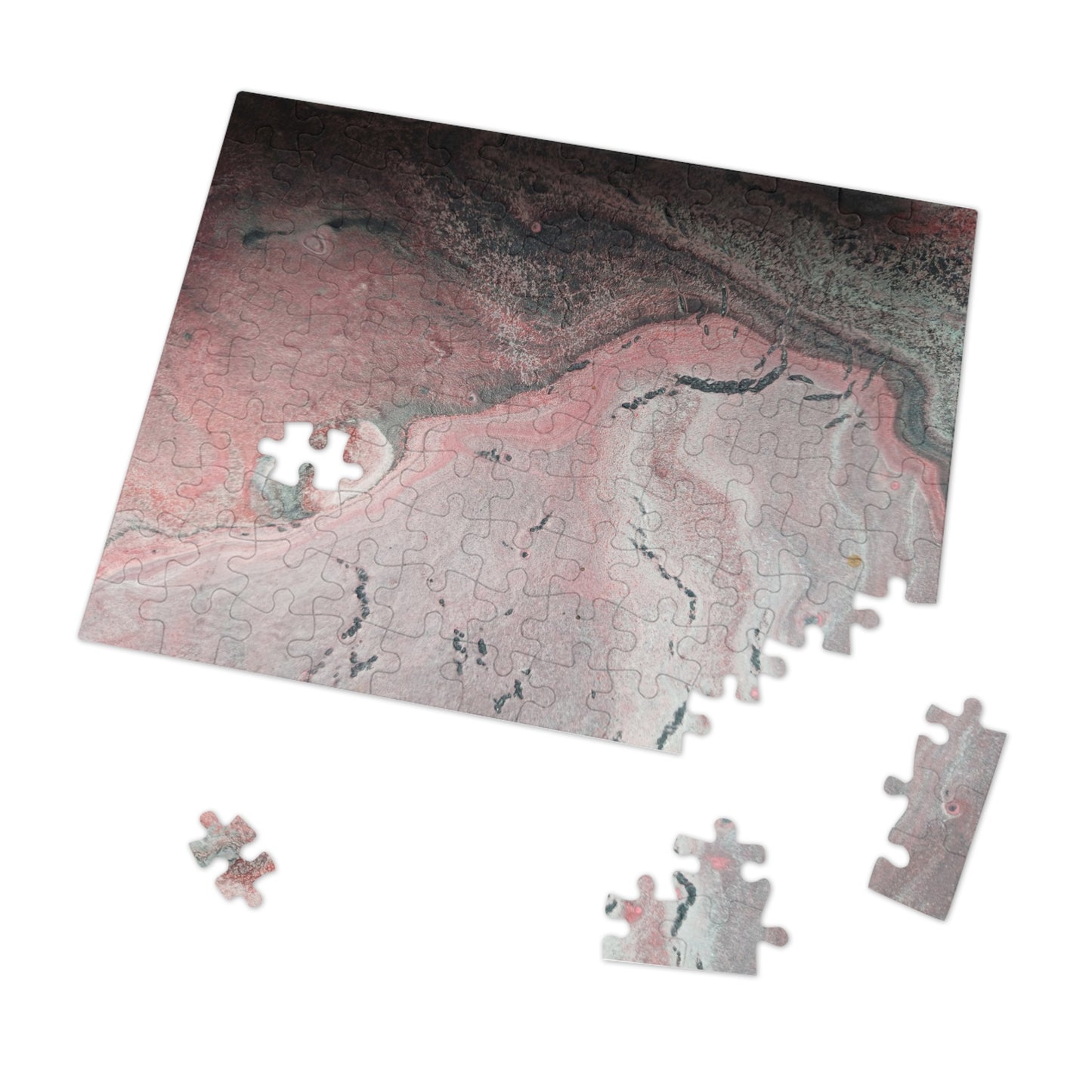 Abstract Pink Fine Art Jigsaw Puzzle with Tin - 6 variants  upto 2000 pieces