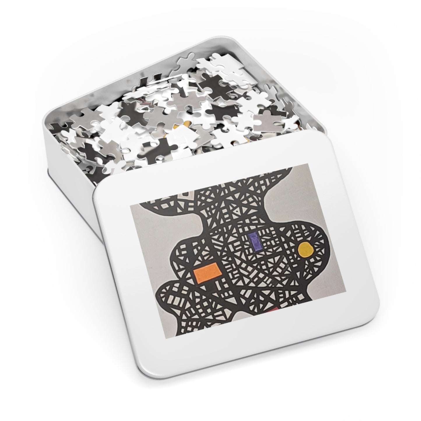 Abstract Design Jigsaw Puzzle with Tin, 30 - 2000 pieces
