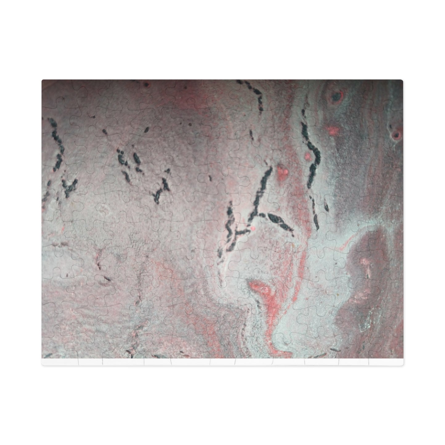 Abstract Pink & Grey Jigsaw Puzzle with Tin, 6 variants upto 2000 pieces.