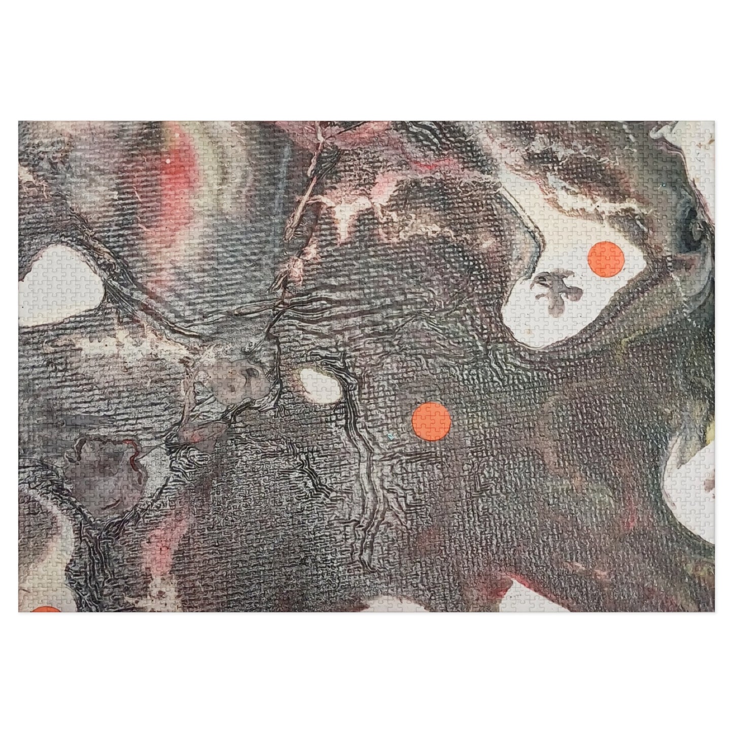 AUTUMN  ABSTRACT Jigsaw Puzzle with Tin  6 variants upto 2000 pieces