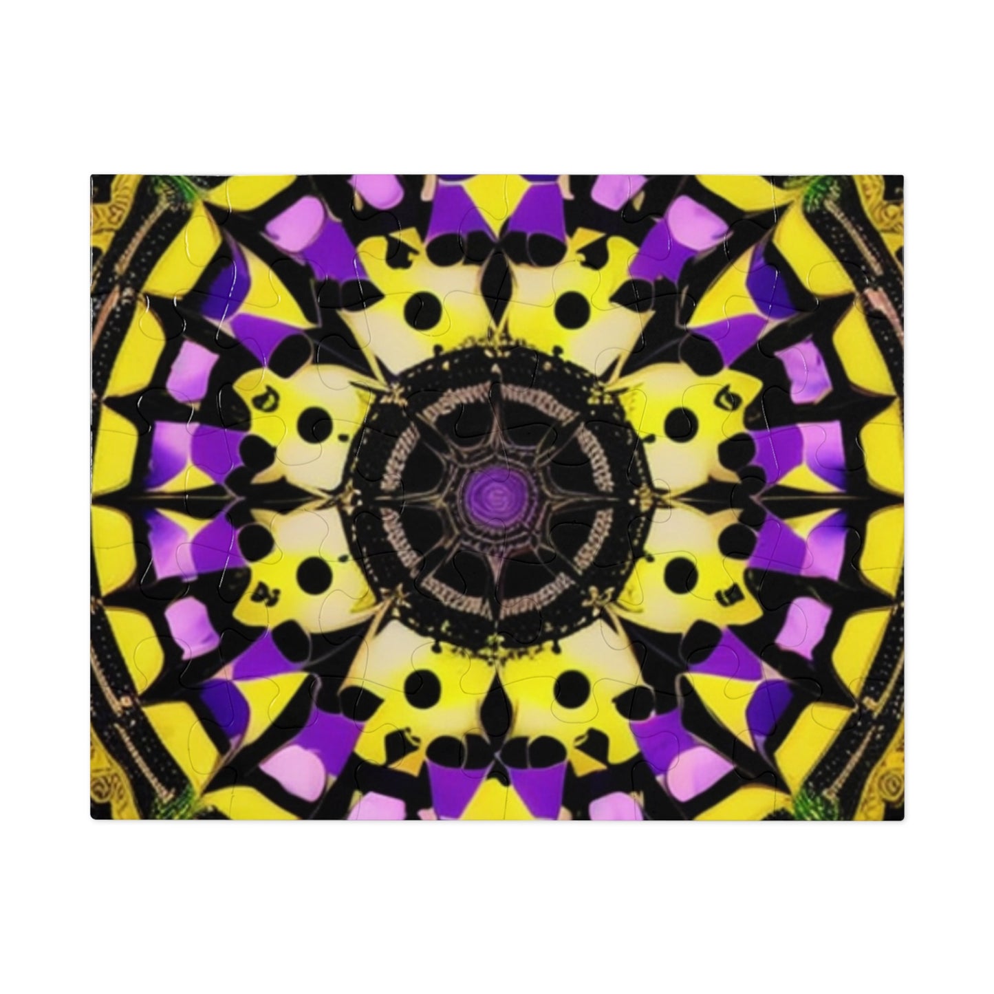 Vibrant Mandala Puzzle with Tin 30-2000 pieces.