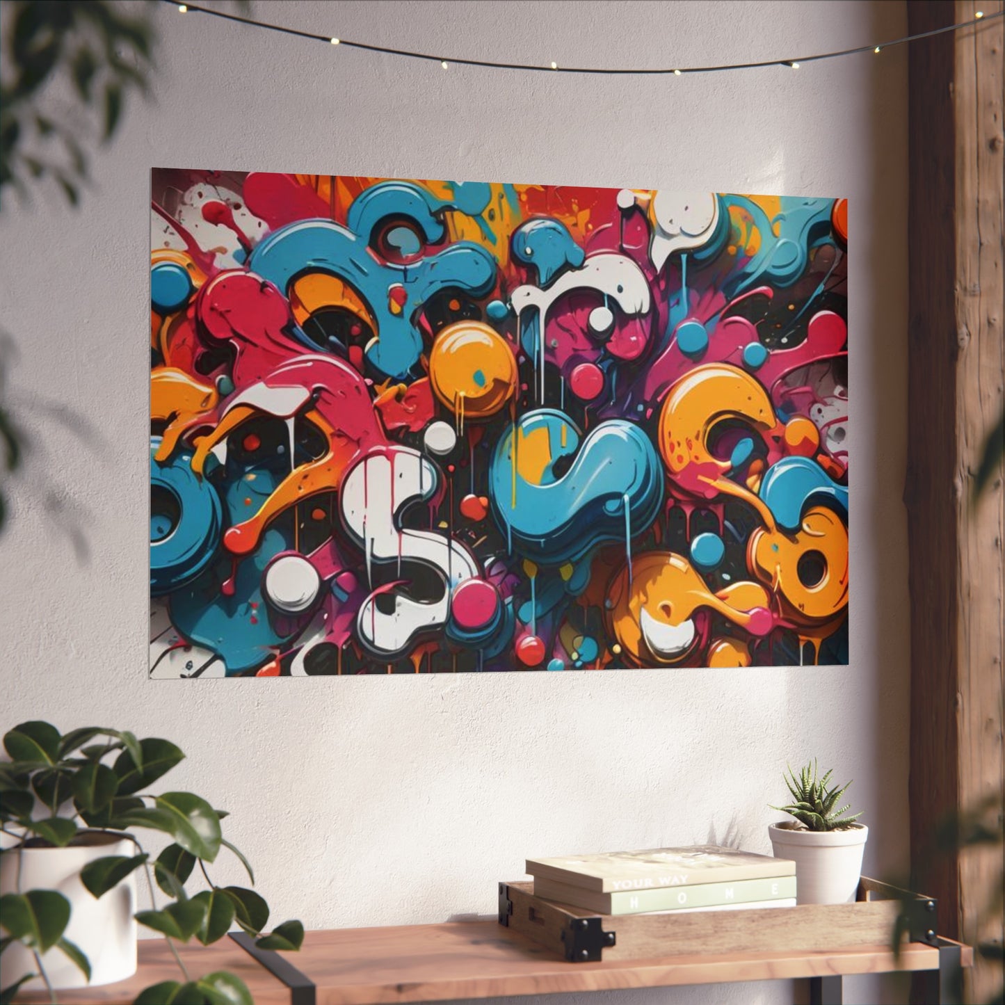 Street  Abstract Glicée Poster various sizes.