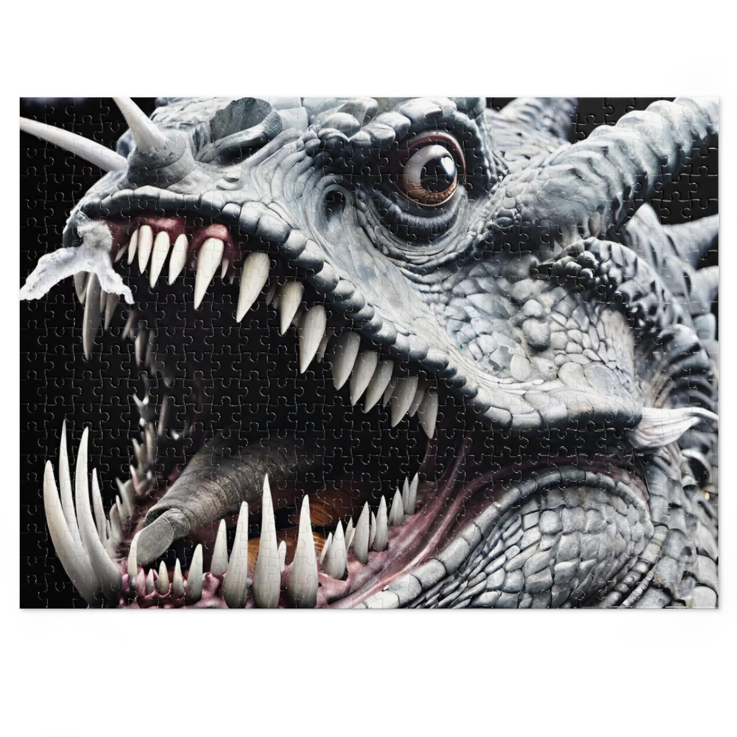 Smiling Dragon Jigsaw Puzzle with Tin 30-2000 pieces.