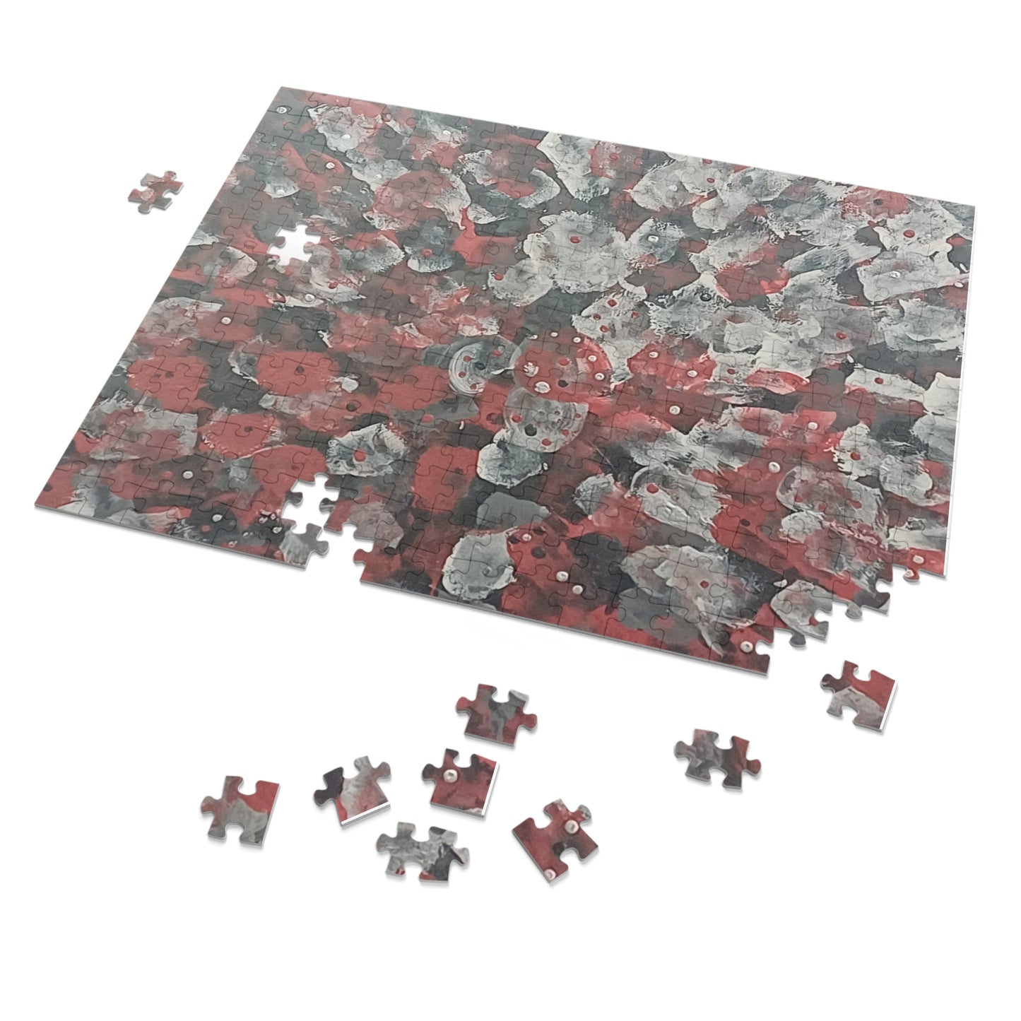 Red Blitz Jigsaw Puzzle 30-2000 pieces.
