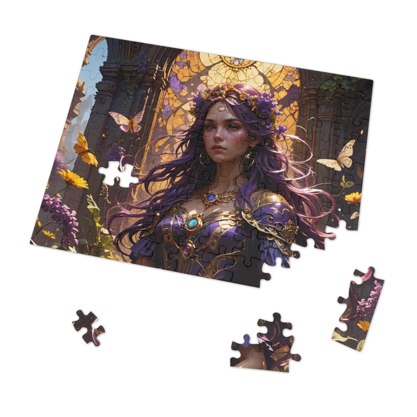 Enchanted Lady purple Puzzle