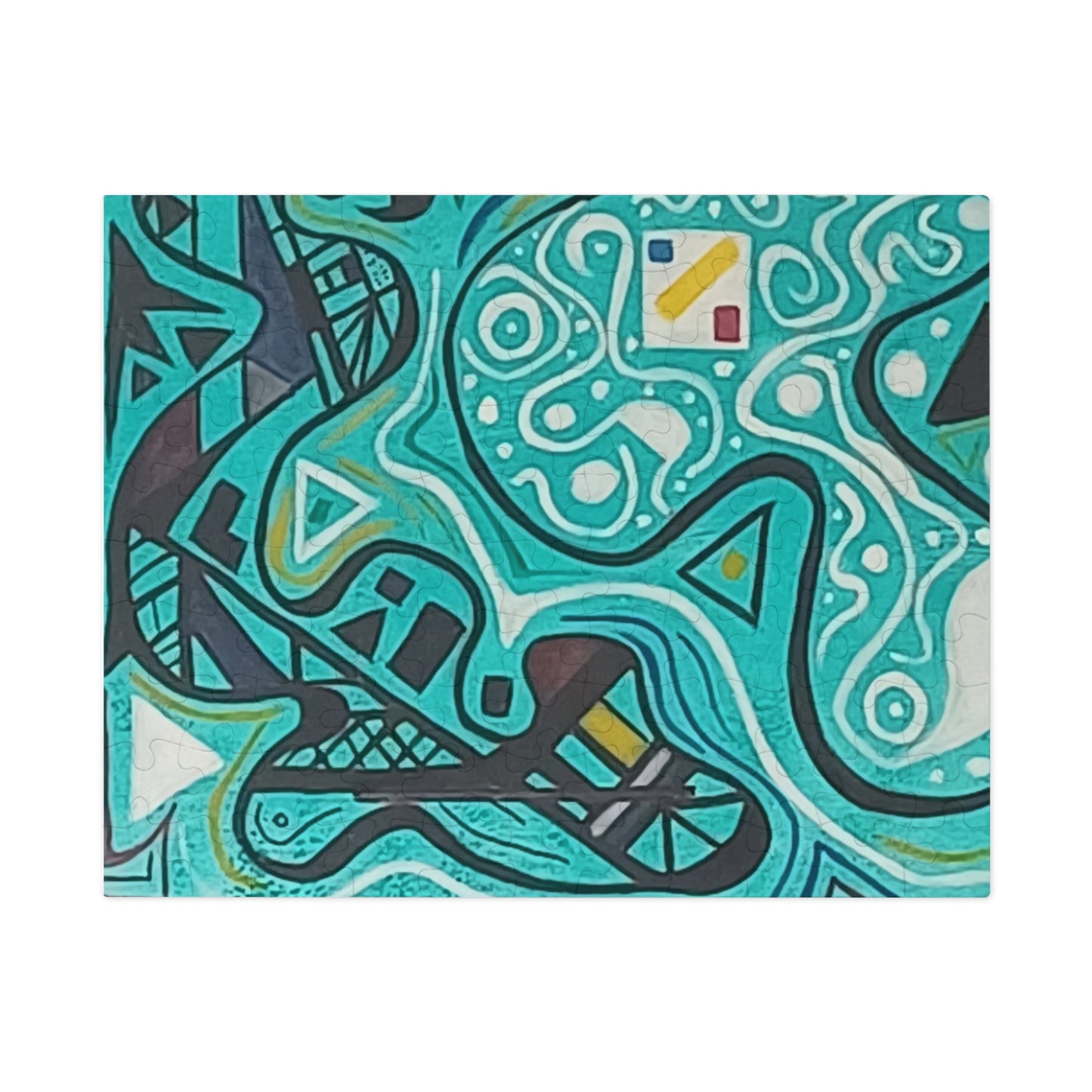 5.   Upto 2000 piece Abstract Jigsaw Puzzle with Tin