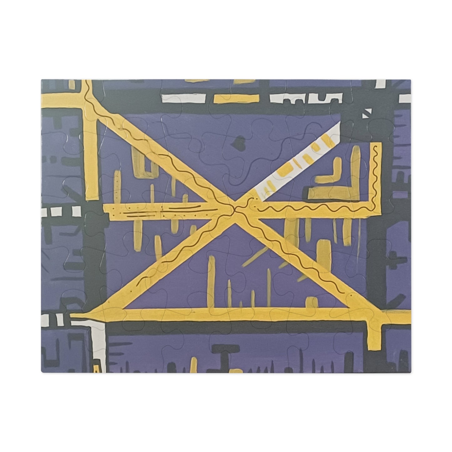 Purple Heart Jigsaw Puzzle with Tin.