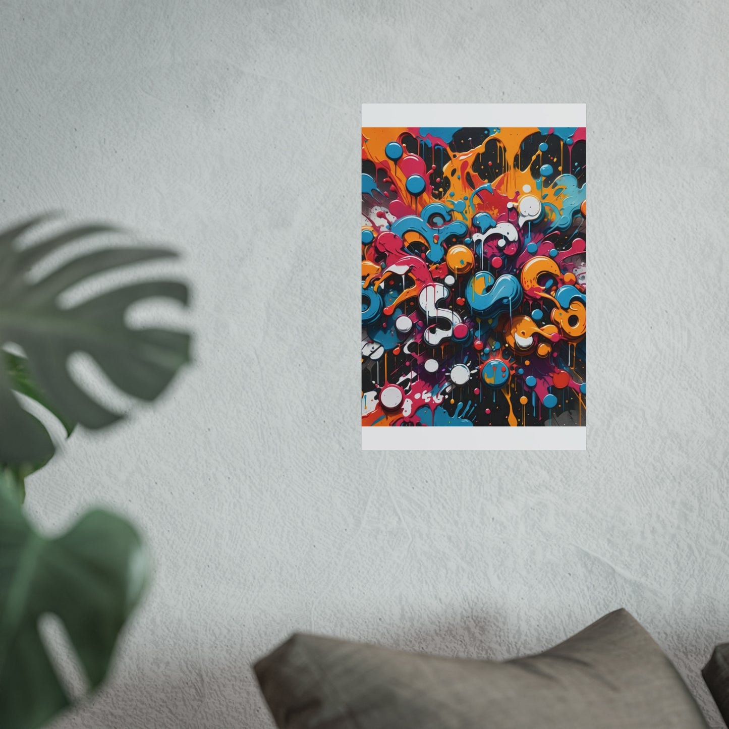 Street  Abstract Glicée Poster various sizes.