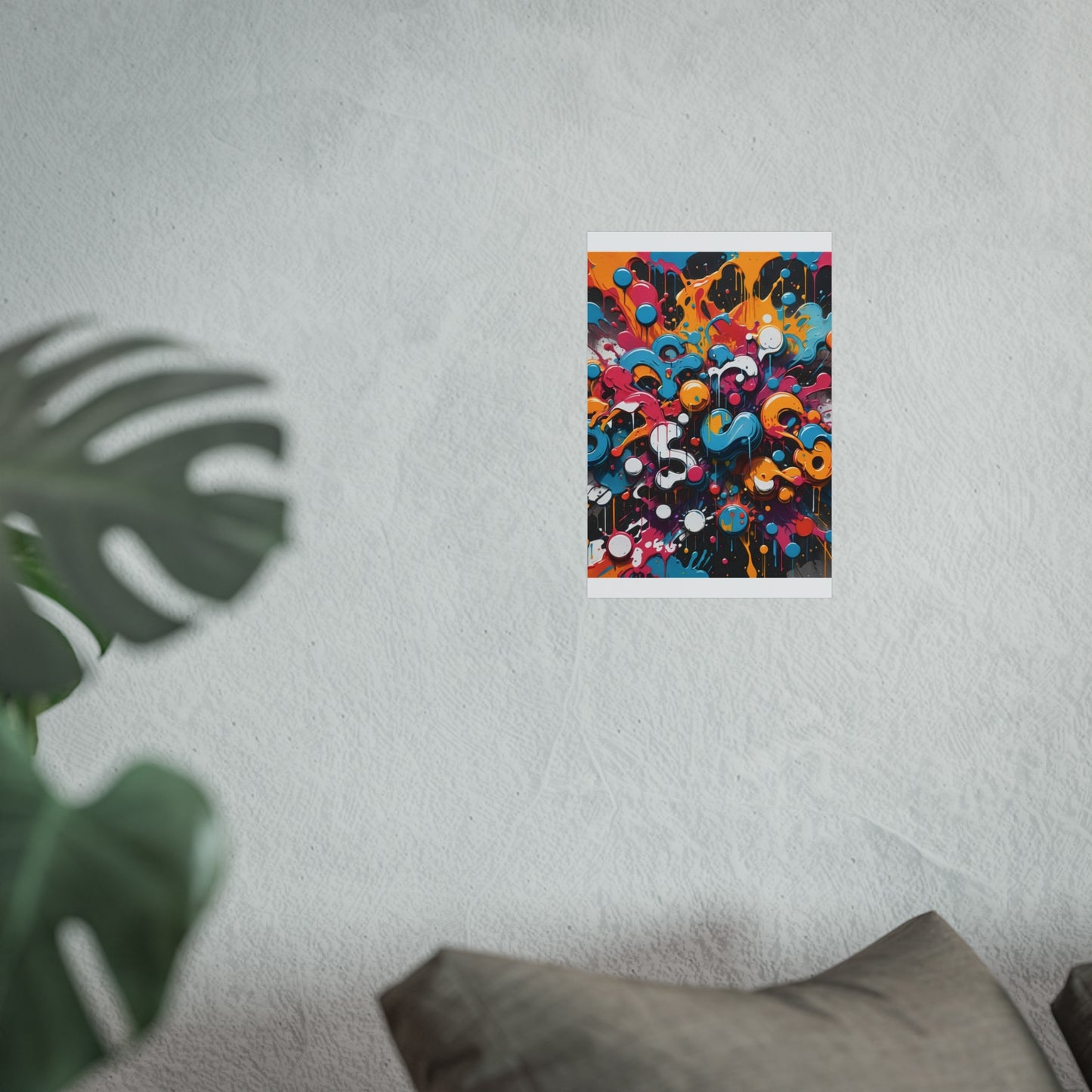 Street  Abstract Glicée Poster various sizes.