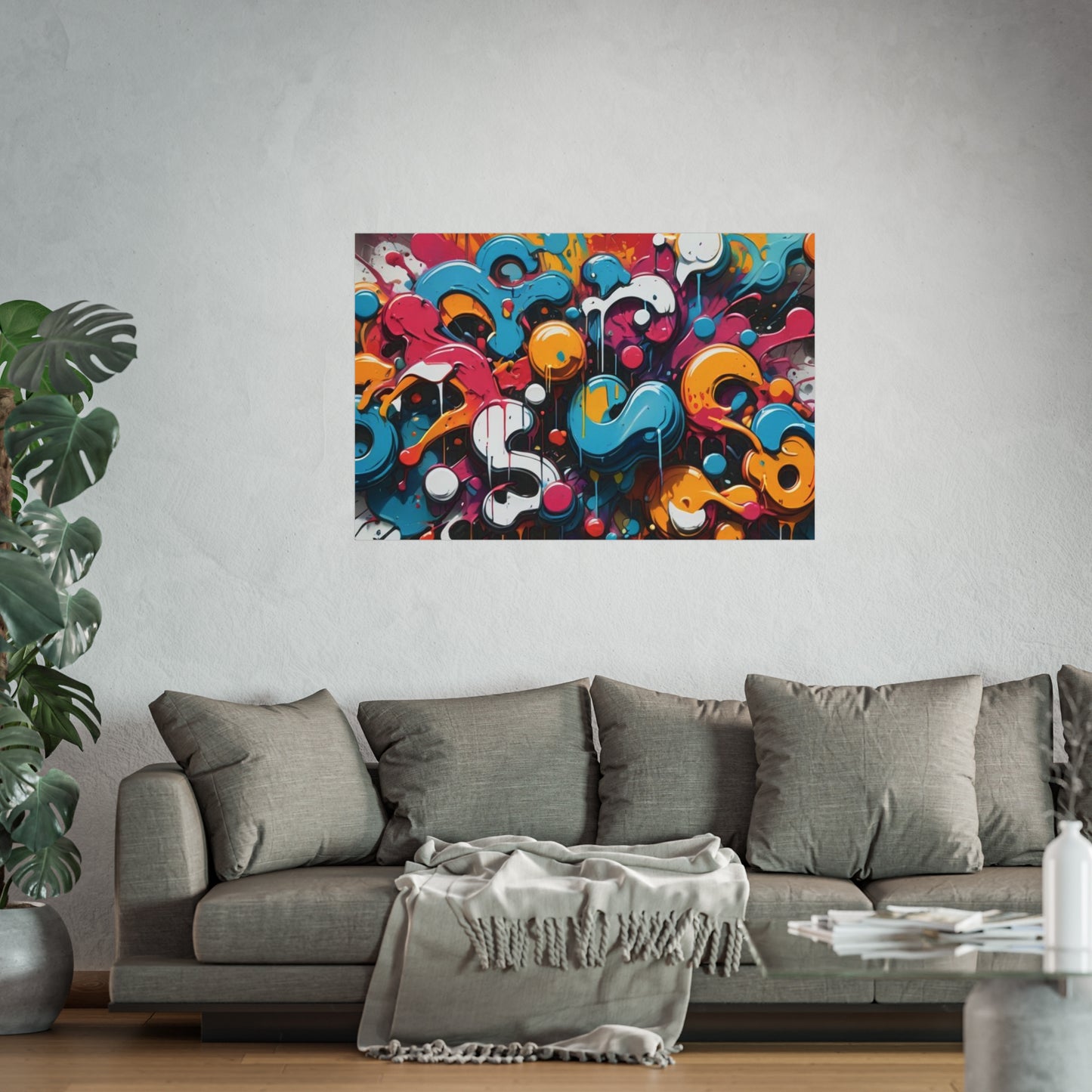 Street  Abstract Glicée Poster various sizes.