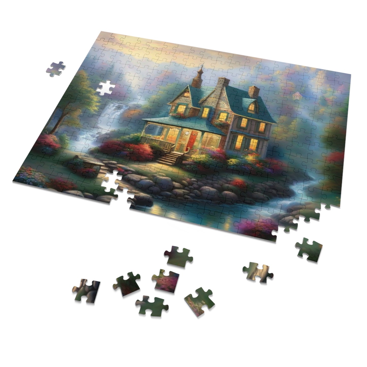 Dreamy Home Puzzle with Tin