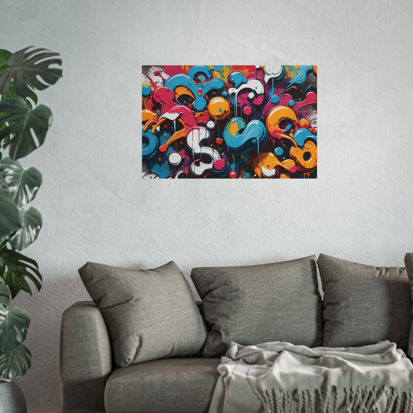 Street  Abstract Glicée Poster various sizes.