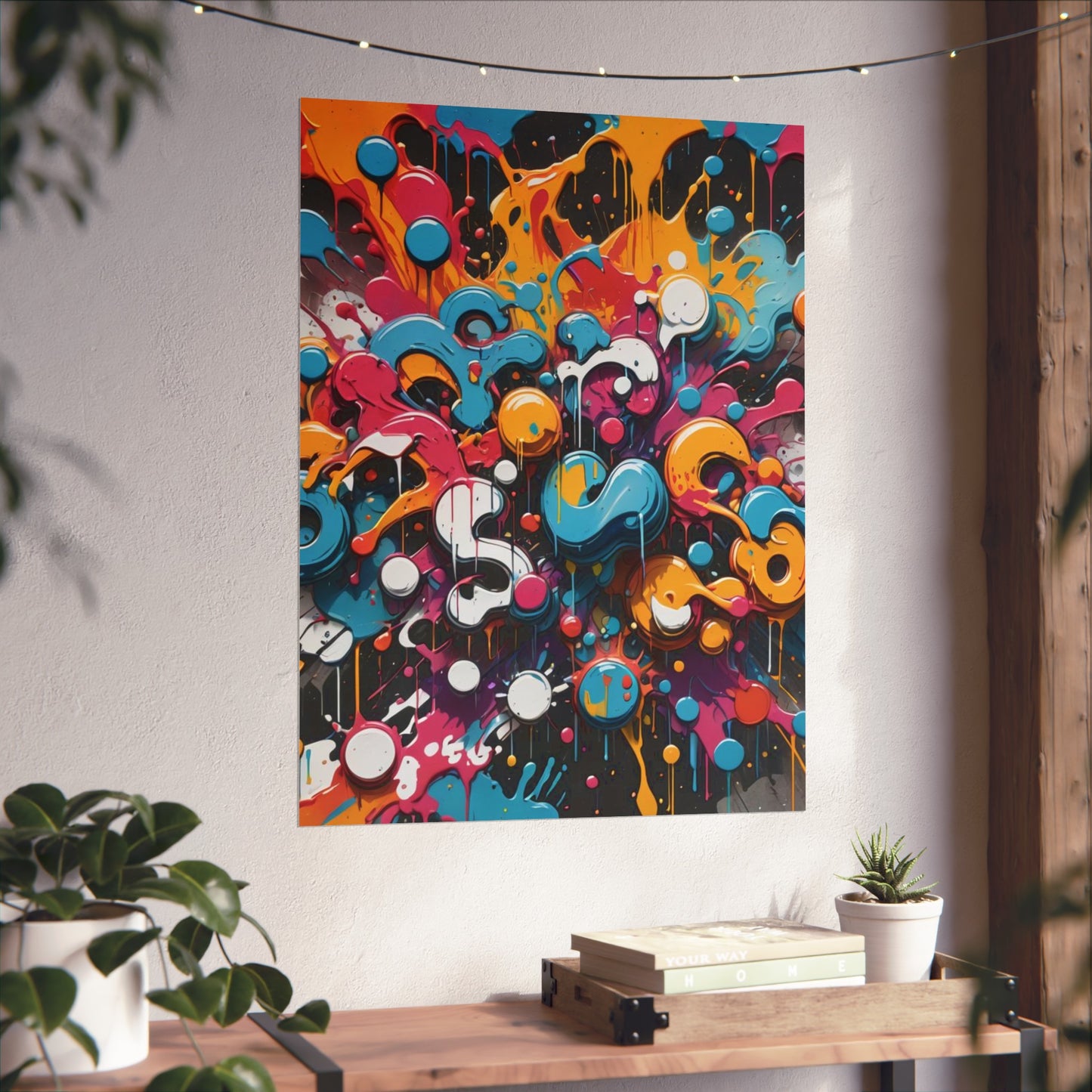 Street  Abstract Glicée Poster various sizes.