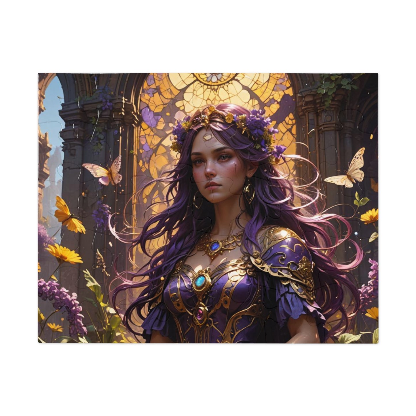 Enchanted Lady purple Puzzle