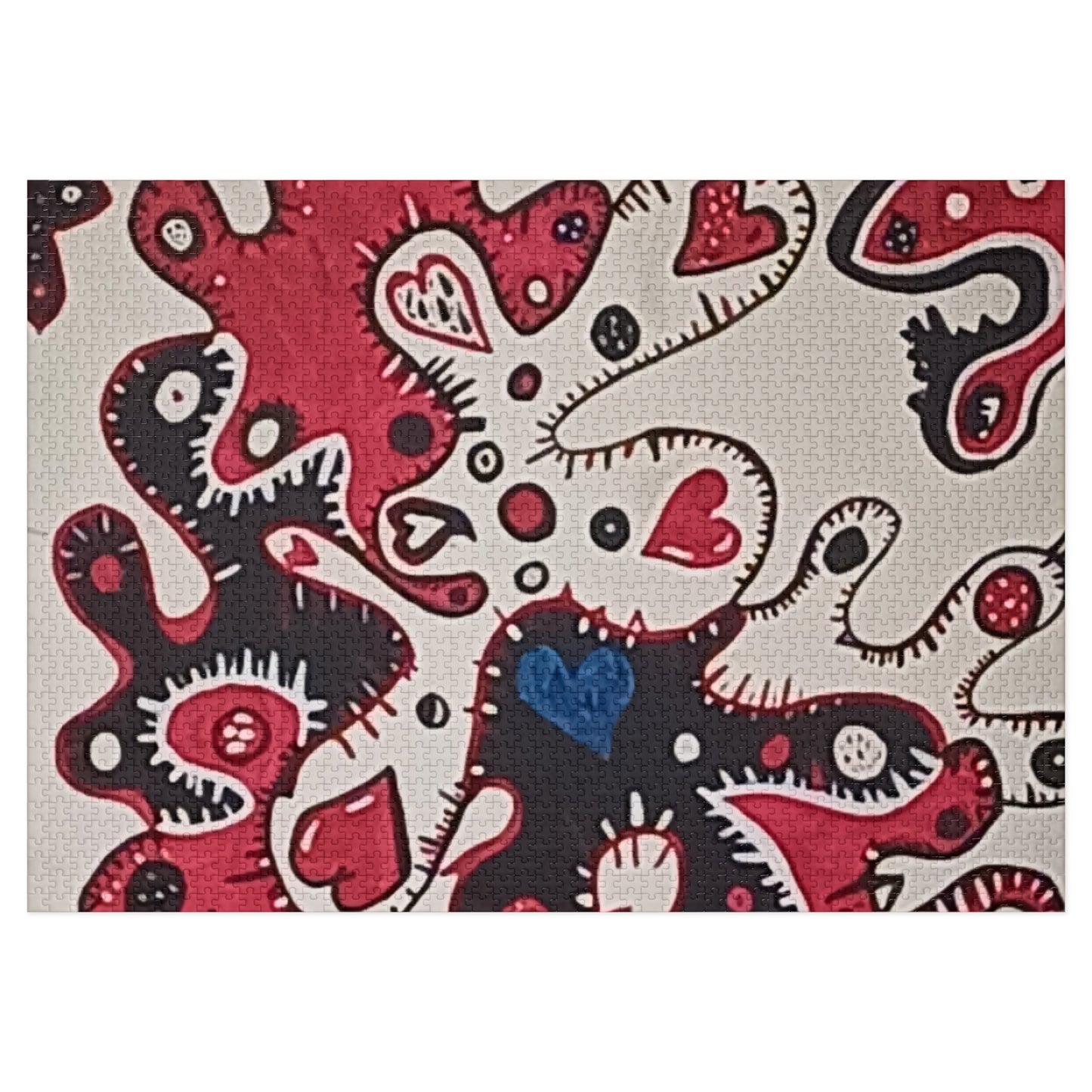 Lots Of Hearts  Puzzle with Tin 30 - 2000 pieces