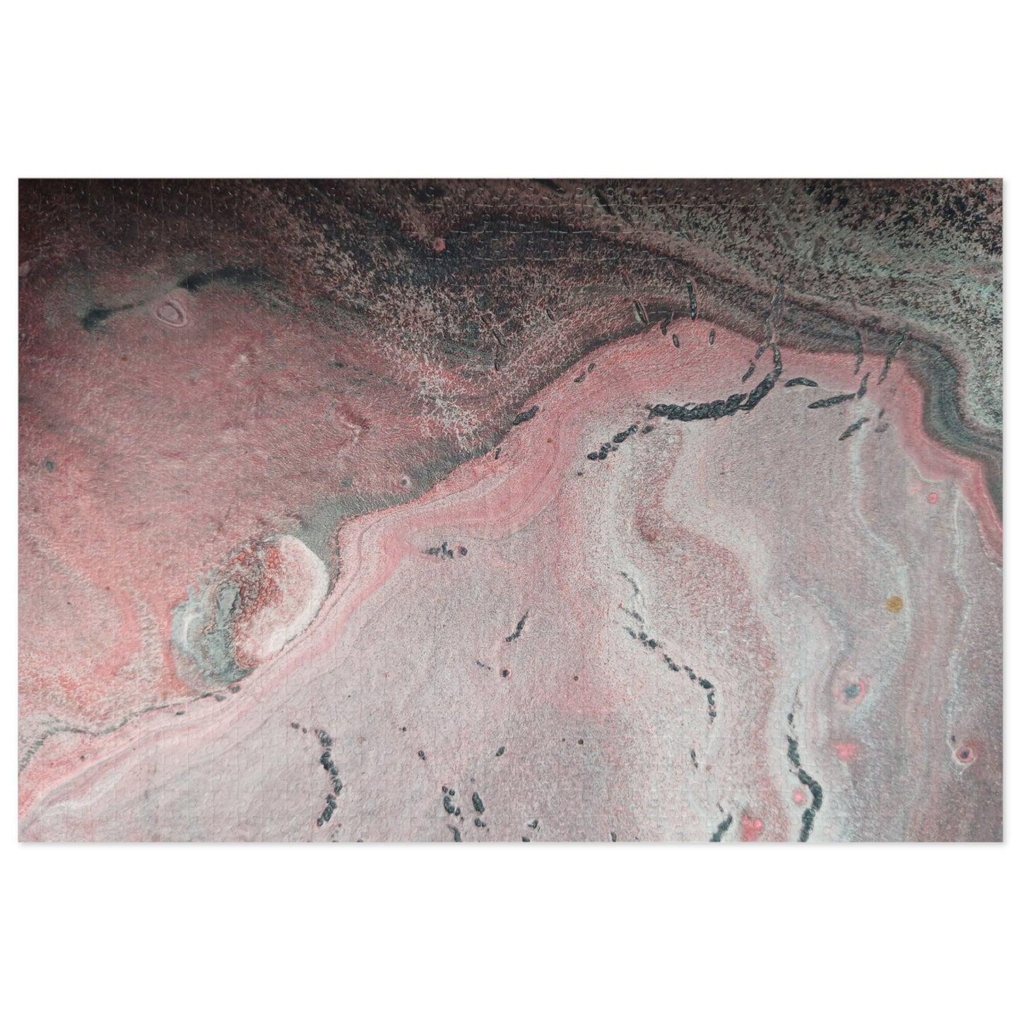 Abstract Pink Fine Art Jigsaw Puzzle with Tin - 6 variants  upto 2000 pieces