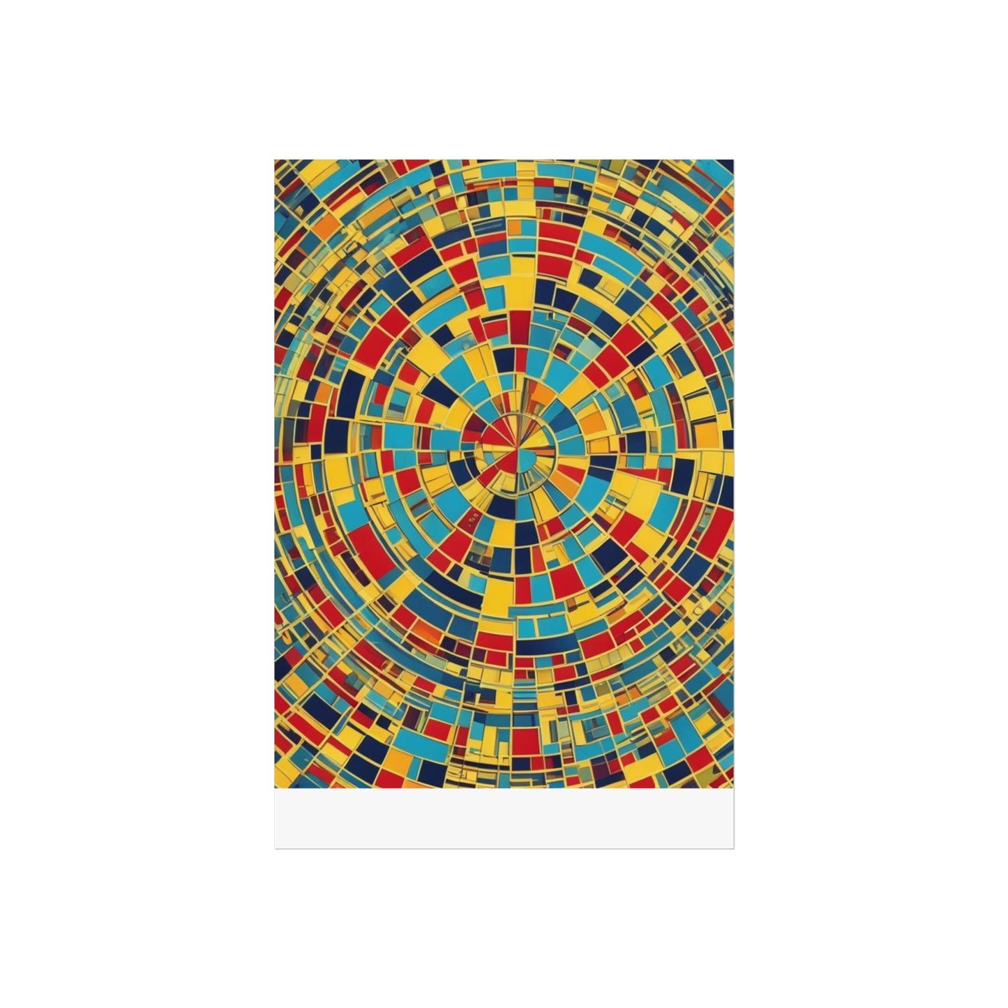 Colorful Abstract Giclée Postert various sizes.