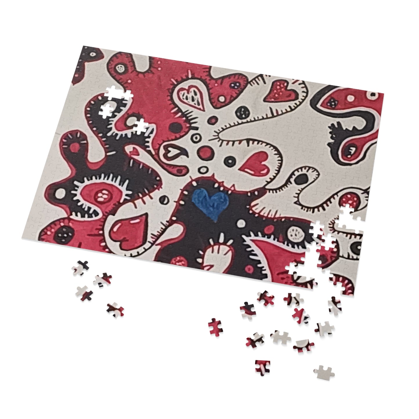 Lots Of Hearts  Puzzle with Tin 30 - 2000 pieces