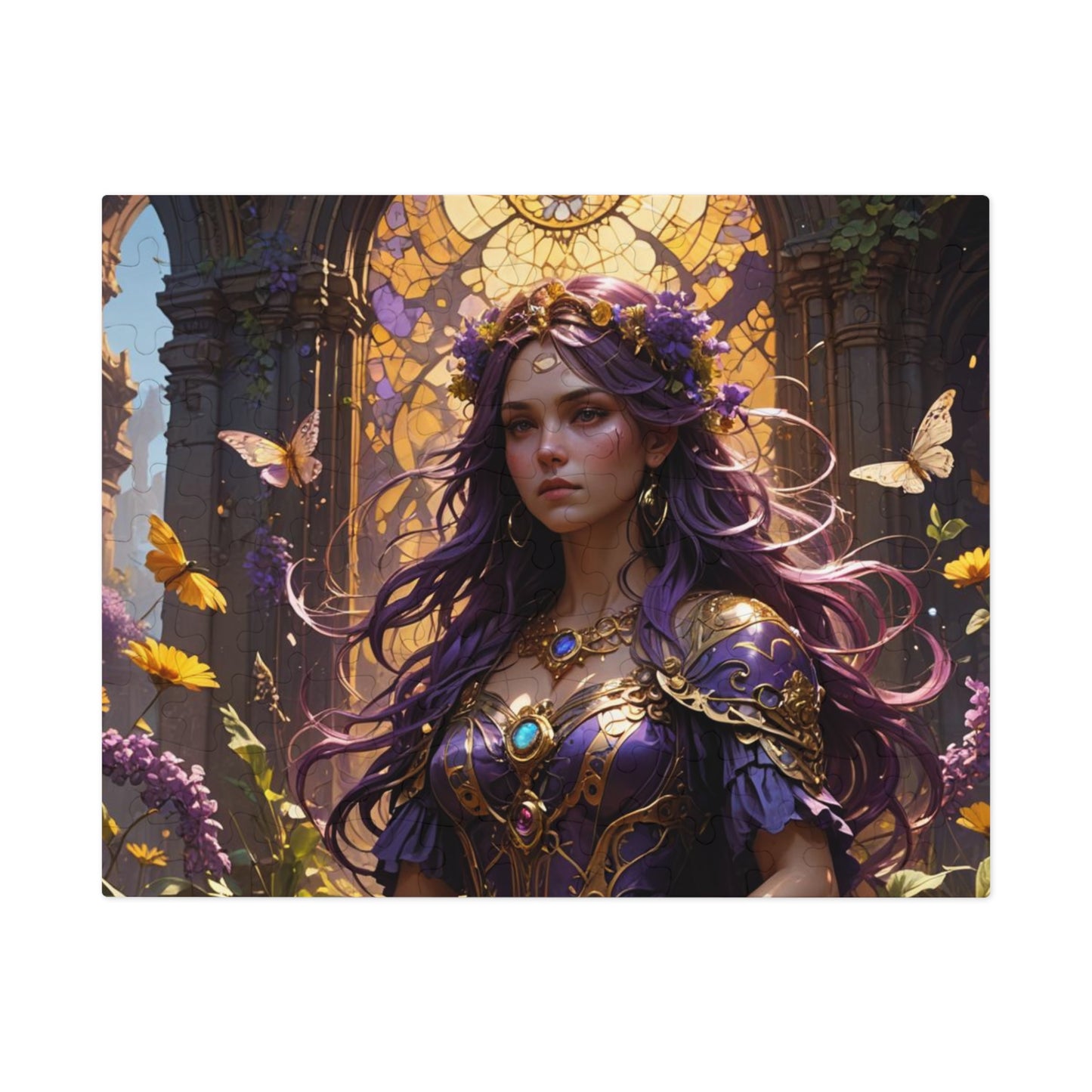 Enchanted Lady purple Puzzle