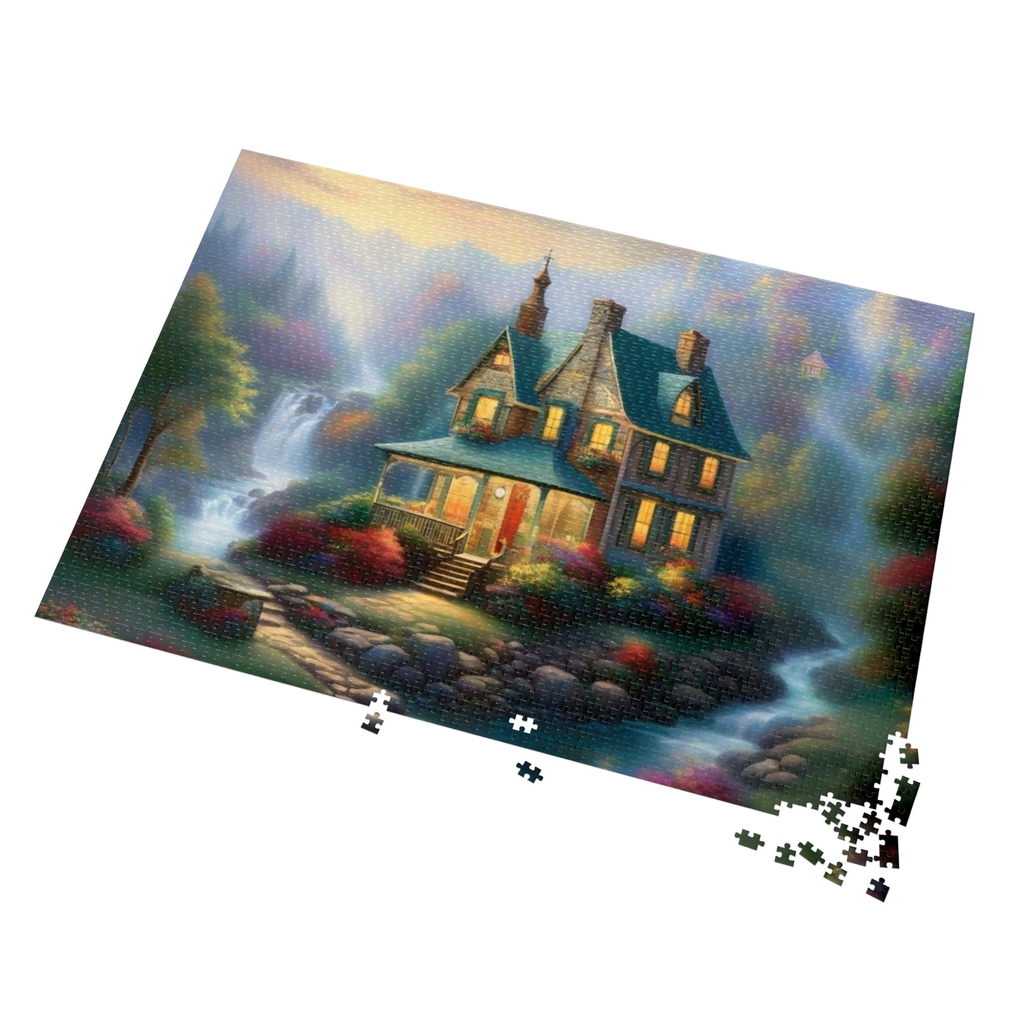 Dreamy Home Puzzle with Tin