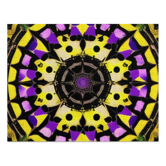 Vibrant Mandala Puzzle with Tin 30-2000 pieces.