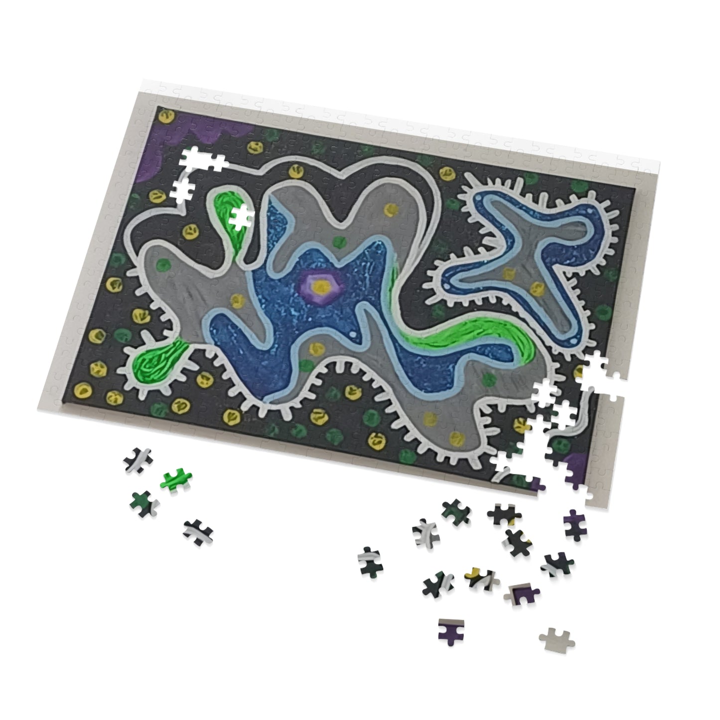 K Colorful Jigsaw Puzzle with Tin, 30 - 2000 pieces