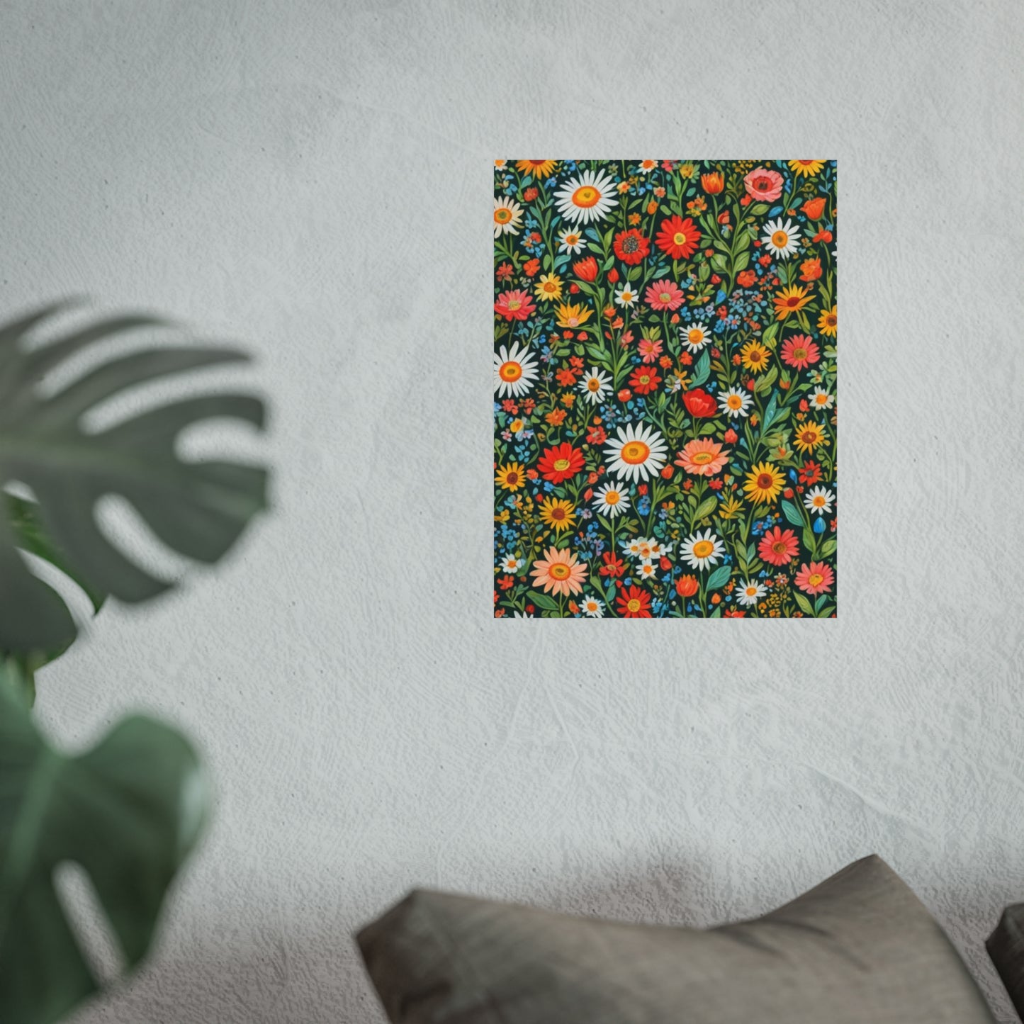 Funky Flowers Glicée Posters