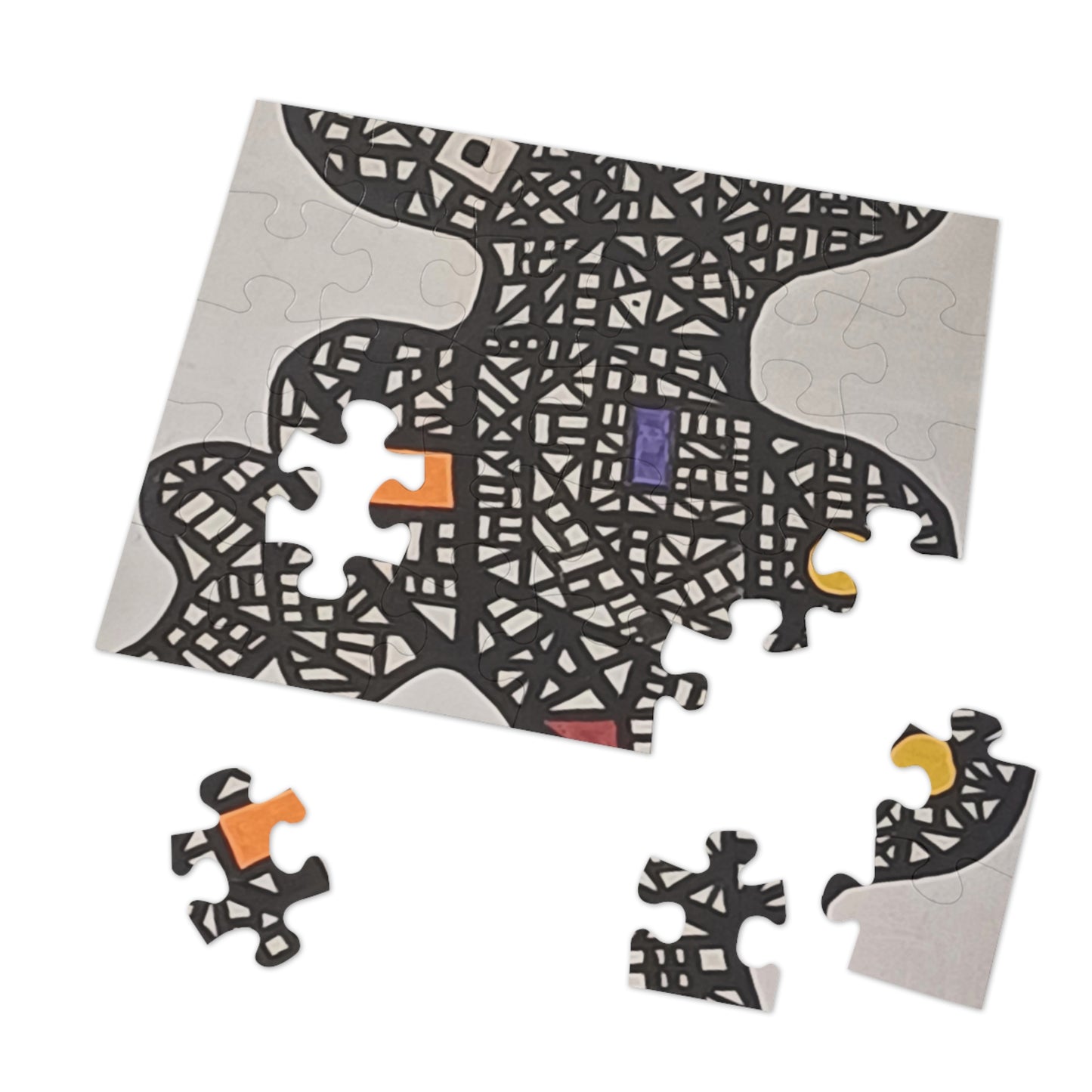 Abstract Design Jigsaw Puzzle with Tin, 30 - 2000 pieces