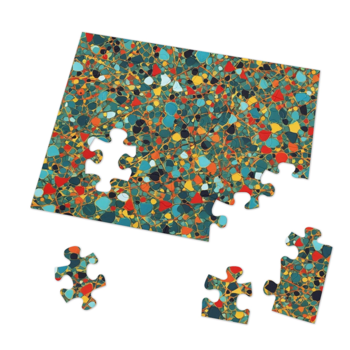 Jigsaw Puzzle with Tin