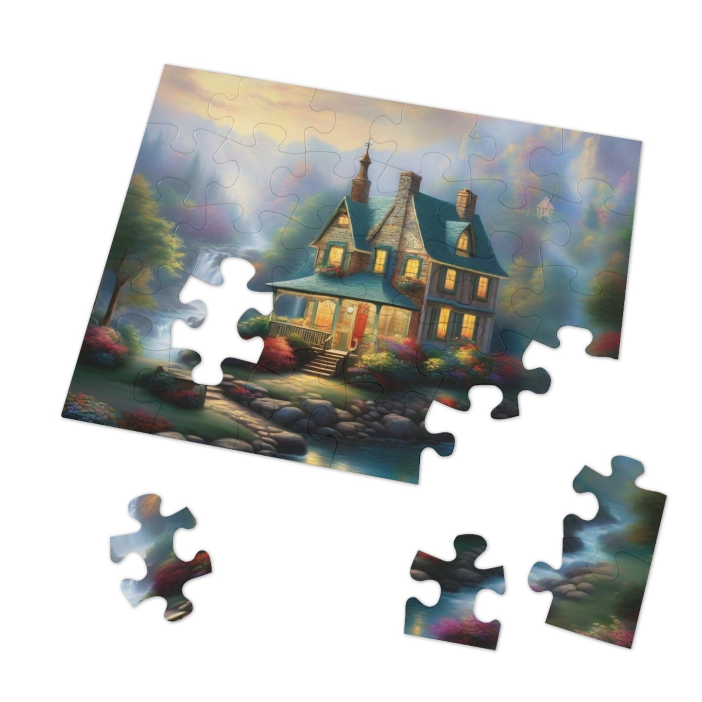 Dreamy Home Puzzle with Tin