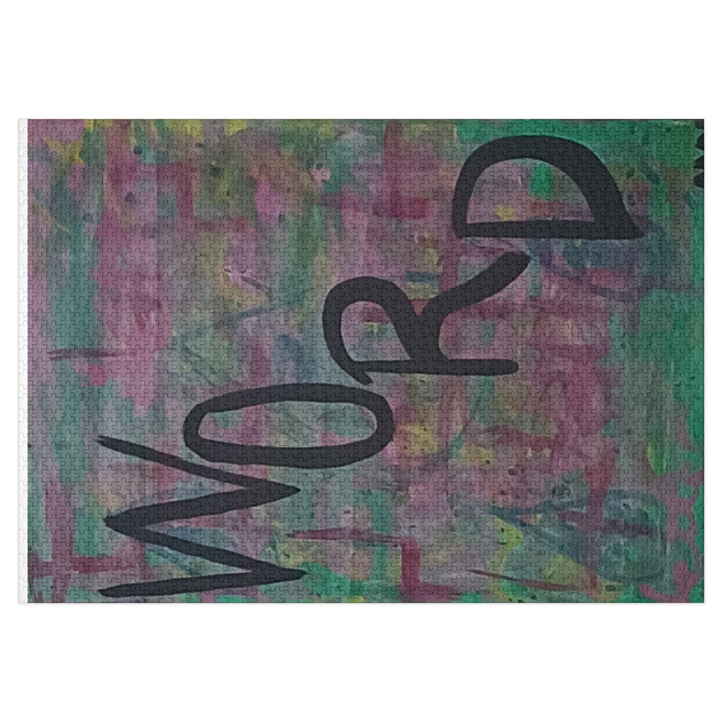 4 LETTER WORD 6 variants upto 2000 piece Abstract Art Jigsaw Puzzle with Tin.