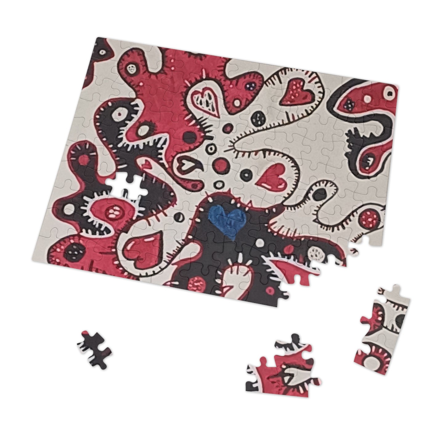 Lots Of Hearts  Puzzle with Tin 30 - 2000 pieces