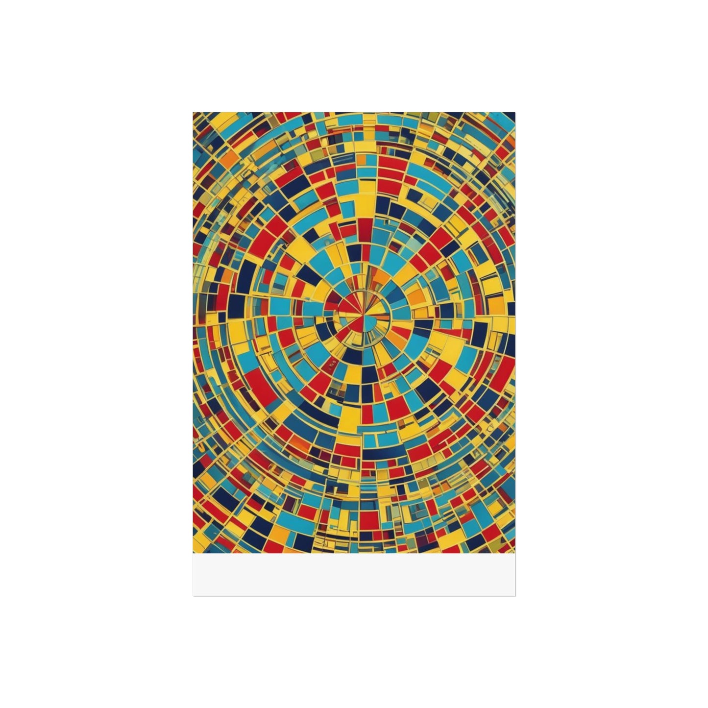 Colorful Abstract Giclée Postert various sizes.
