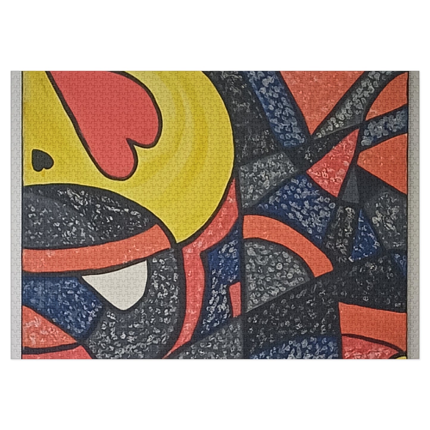 2 HEARTS  30 - 2000 pieces Abstract Puzzle in Tin.