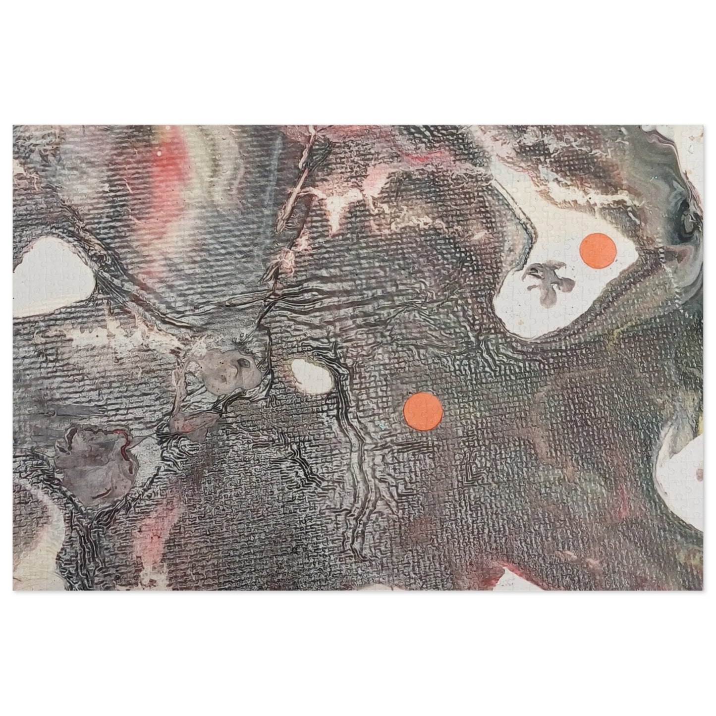 AUTUMN  ABSTRACT Jigsaw Puzzle with Tin  6 variants upto 2000 pieces