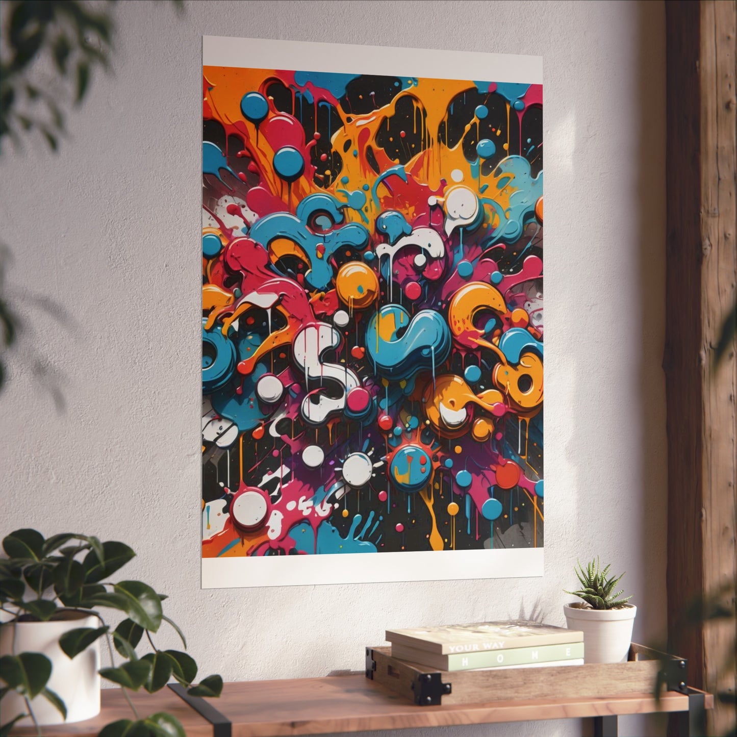 Street  Abstract Glicée Poster various sizes.