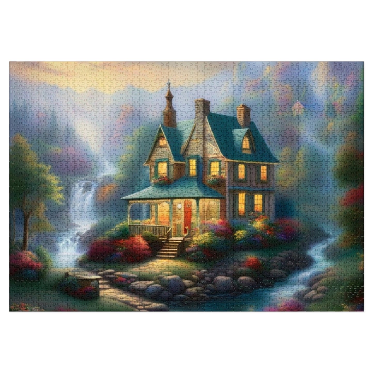 Dreamy Home Puzzle with Tin