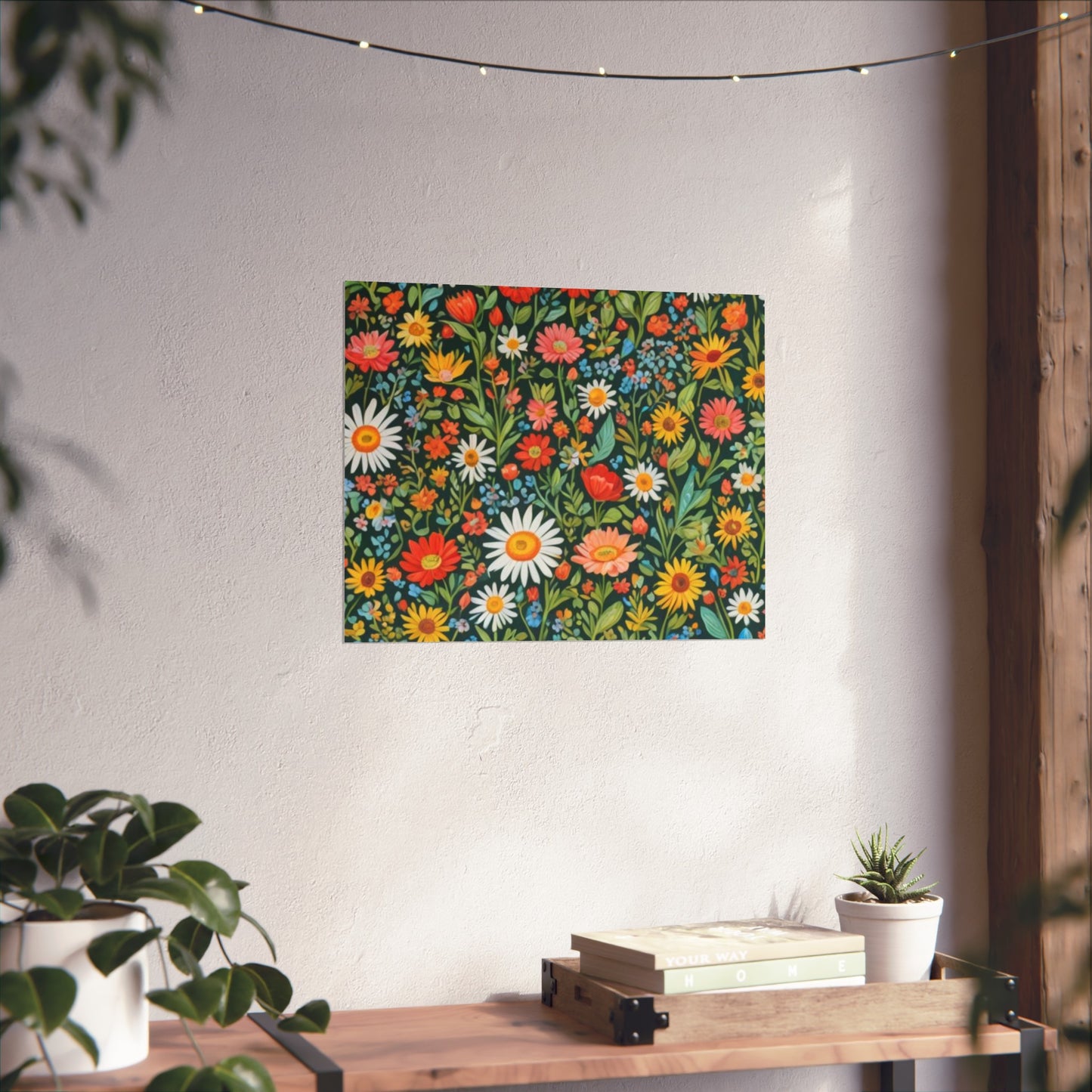 Funky Flowers Glicée Posters