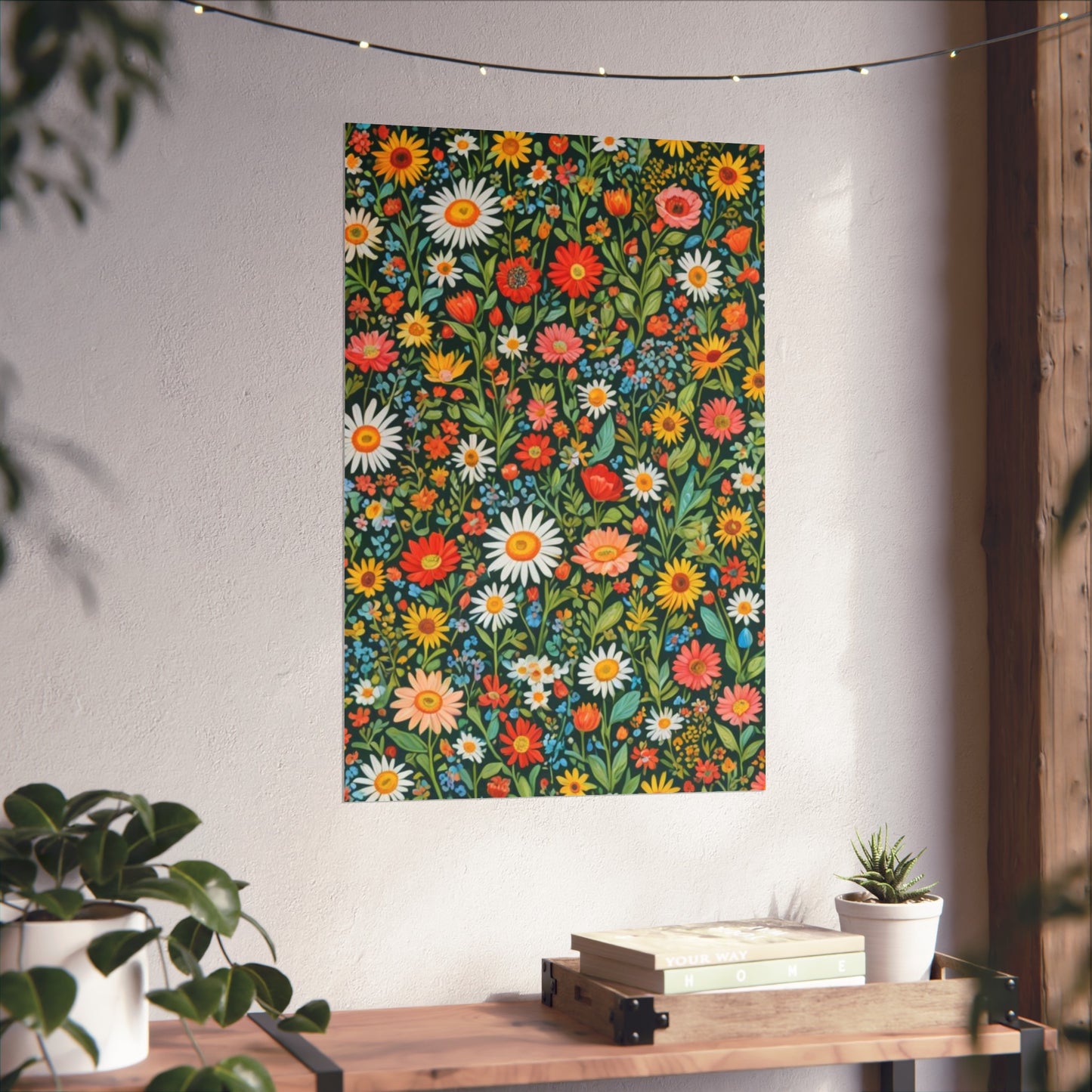 Funky Flowers Glicée Posters